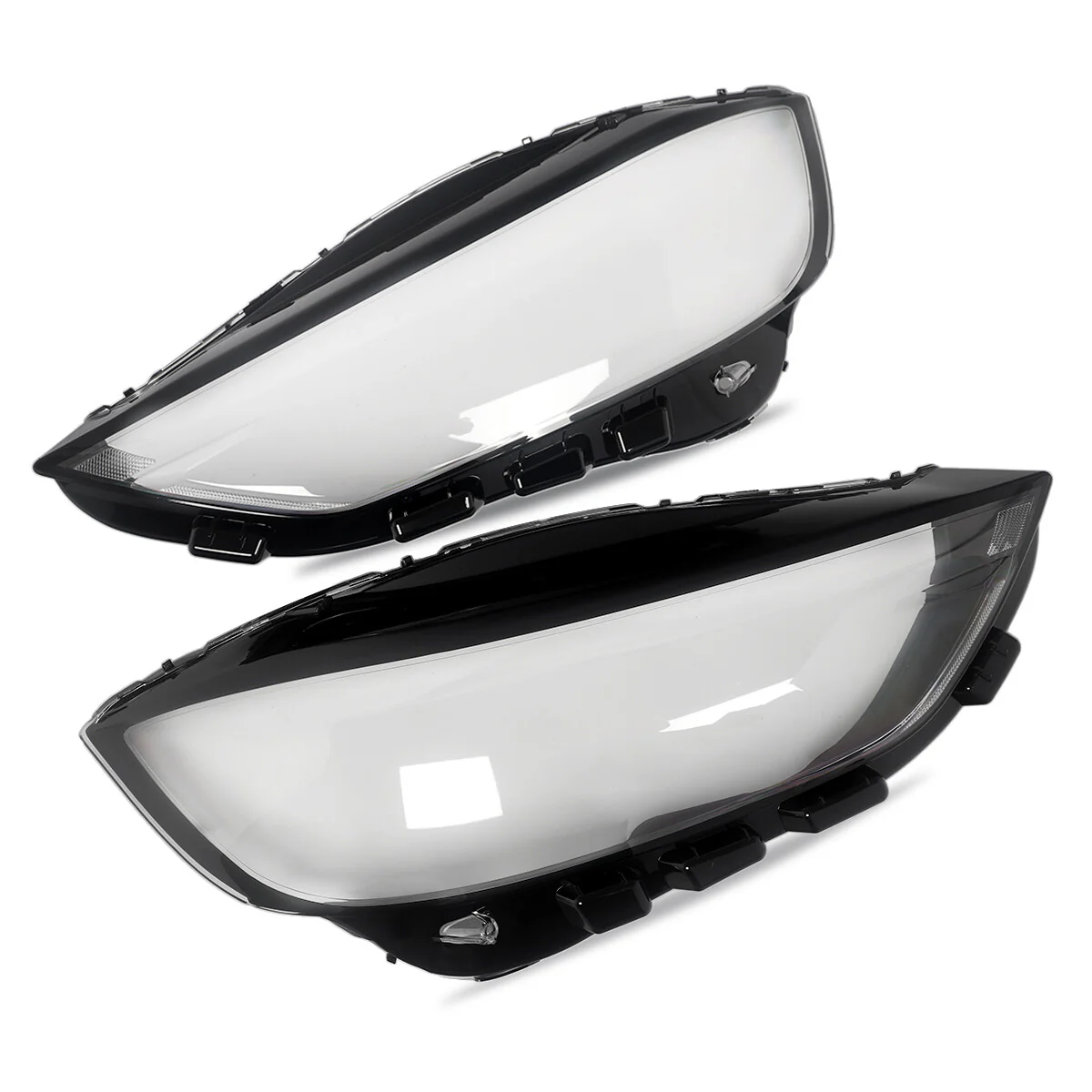 Pair Clear Headlight Headlamp Covers Lens Left+Right  For Ford Edge 2019-2022 - Image 11