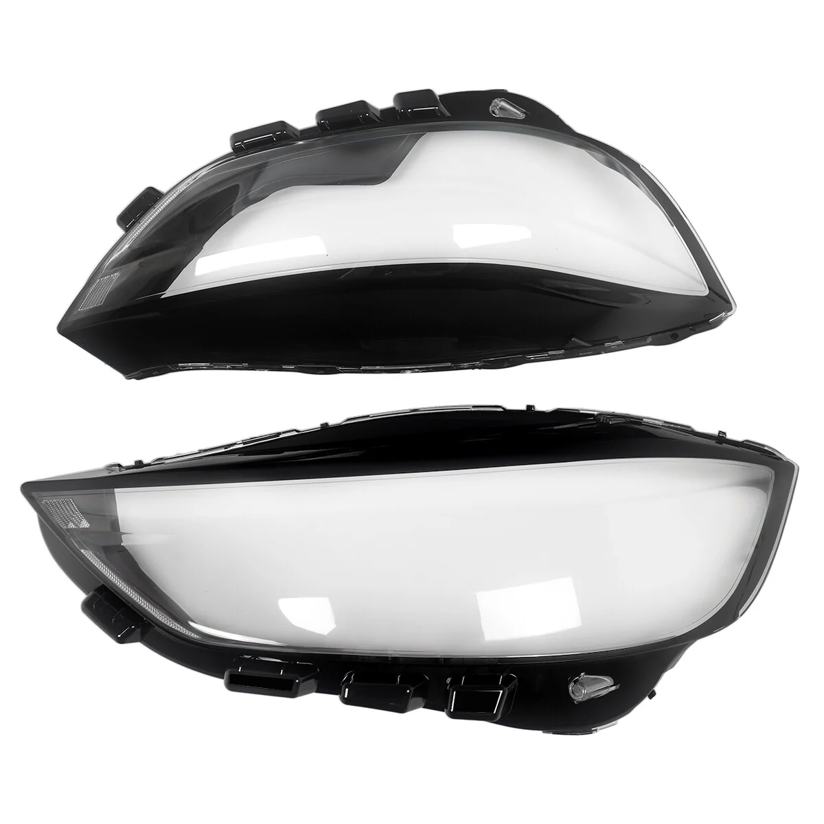 Pair Clear Headlight Headlamp Covers Lens Left+Right  For Ford Edge 2019-2022 - Image 6