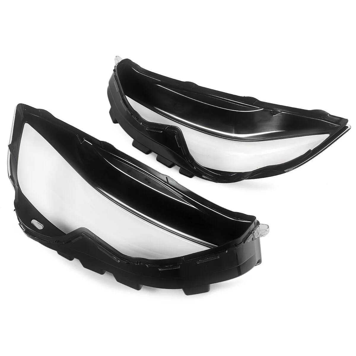 Pair Clear Headlight Headlamp Covers Lens Left+Right  For Ford Edge 2019-2022 - Image 8