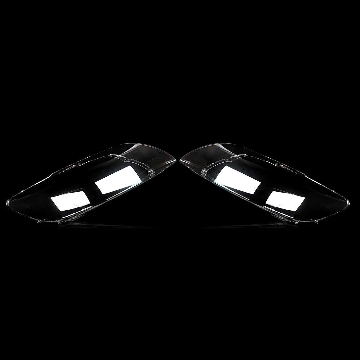 Pair Clear Headlight Lens Cover For Audi Q7 2006–2015 Halogen & Xenon - Image 10