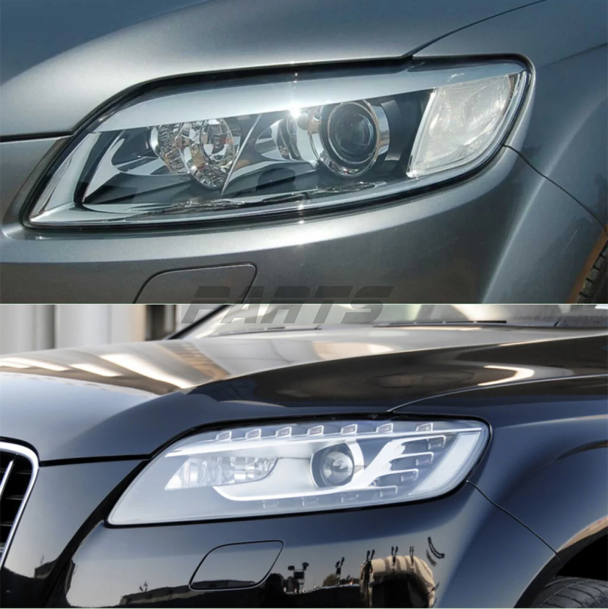 Pair Clear Headlight Lens Cover For Audi Q7 2006–2015 Halogen & Xenon - Image 2