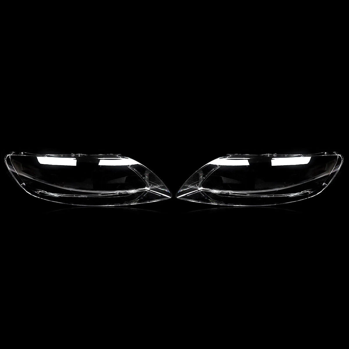 Pair Clear Headlight Lens Cover For Audi Q7 2006–2015 Halogen & Xenon - Image 4