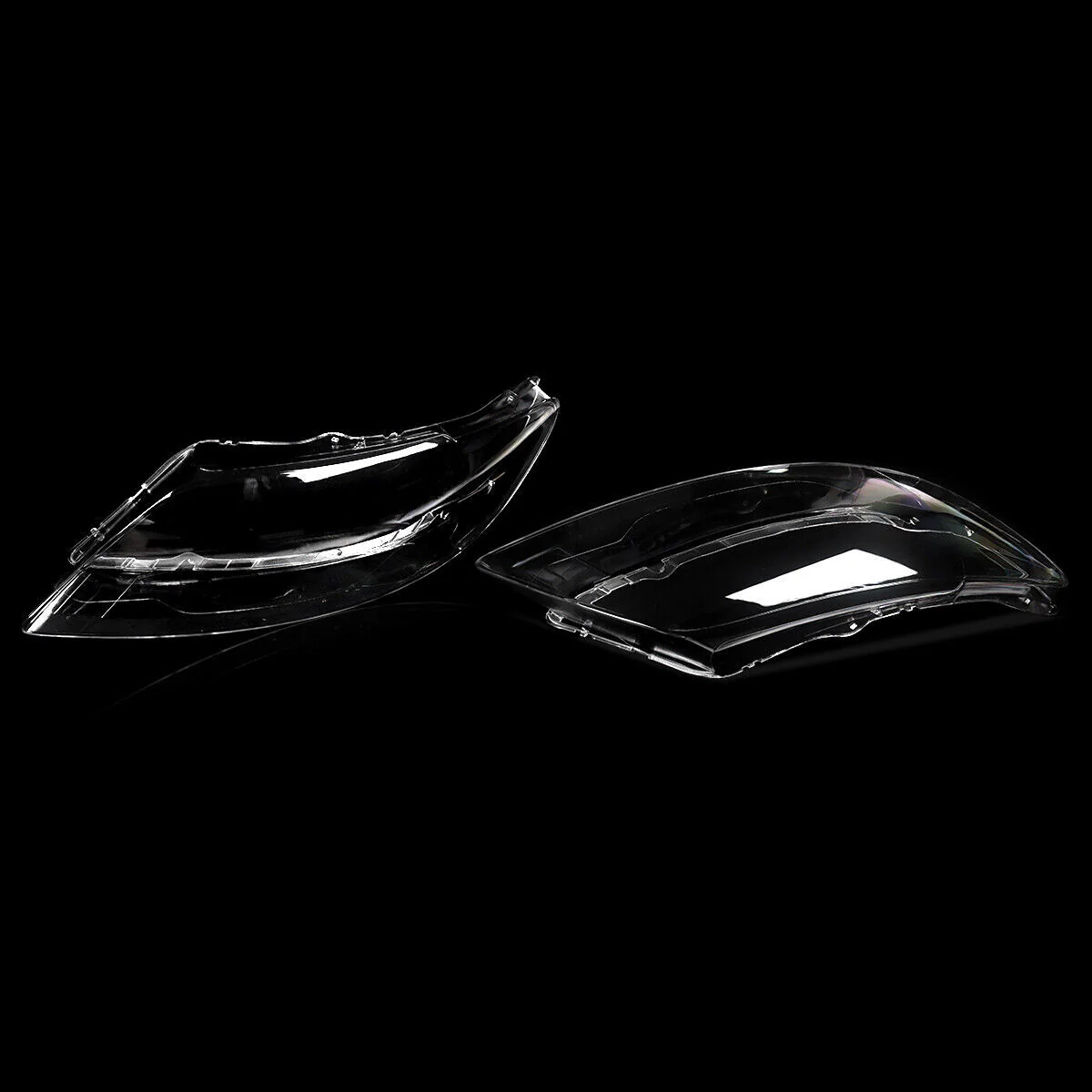 Pair Clear Headlight Lens Cover For Audi Q7 2006–2015 Halogen & Xenon - Image 7