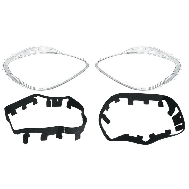 Pair Clear Headlight Lens Covers + Gaskets For Corvette C6 2005–2013 (Pop-Up Headlights) - Image 4