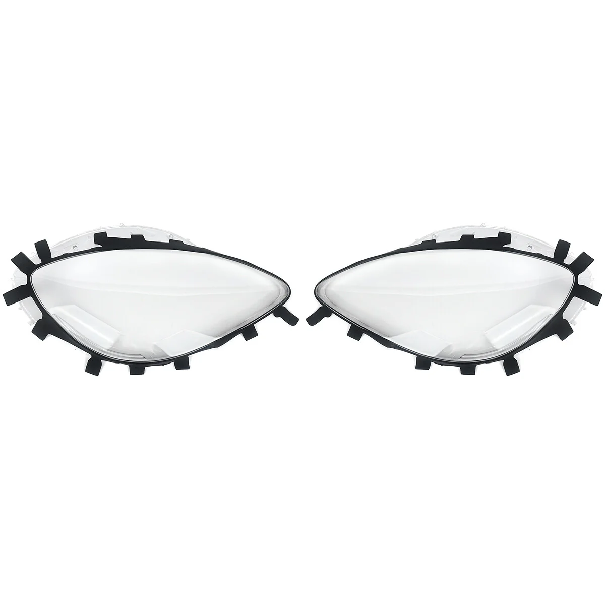 Pair Clear Headlight Lens Covers + Gaskets For Corvette C6 2005–2013 (Pop-Up Headlights) - Image 9