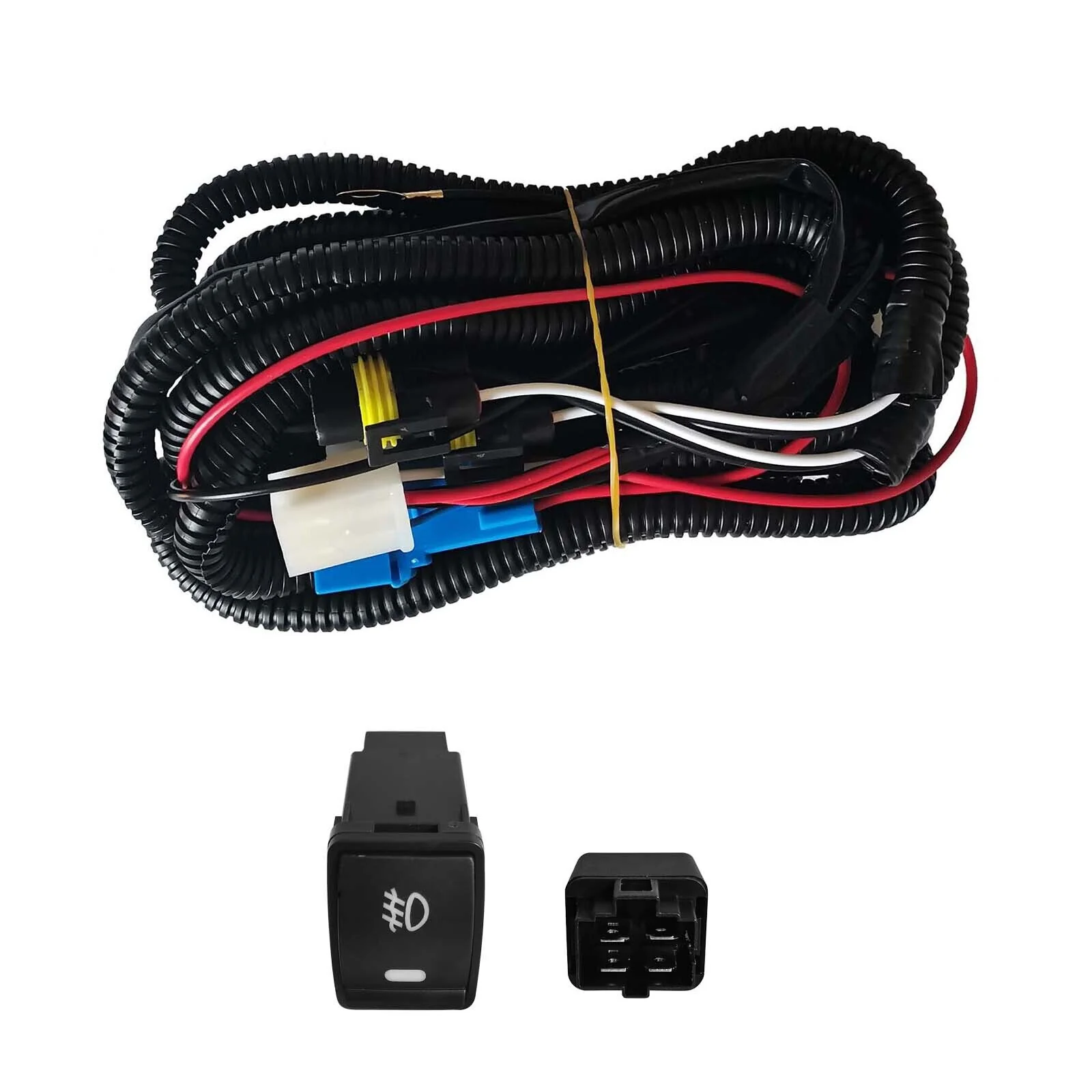 Pair Fog Lights & Bezles Cover & Turn Signal Lamp w/ Wiring For Nissan Altima Sedan 2013-2015 - Image 8