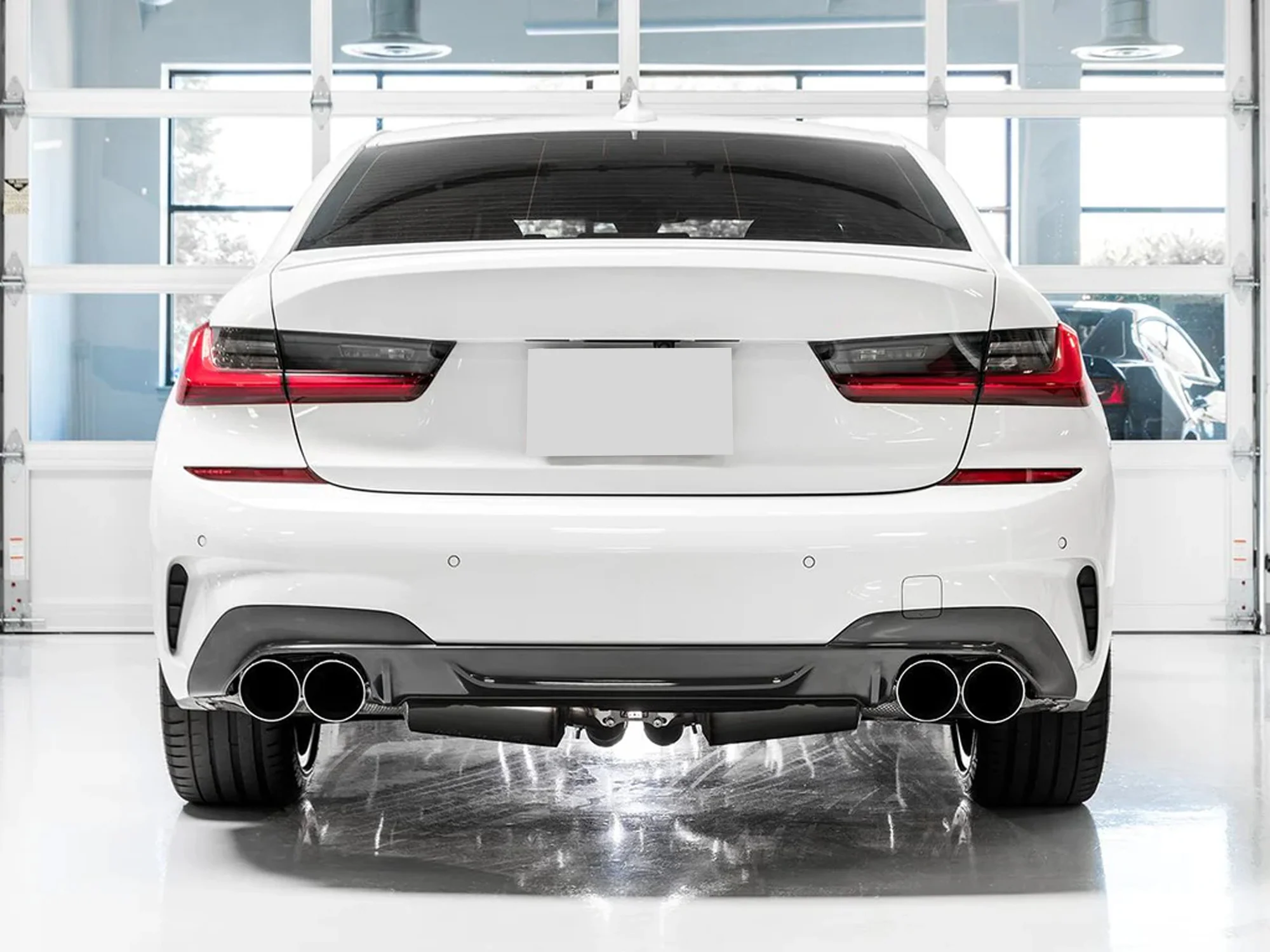 Pair for 2020+ BMW G20 M340i G42 M440i G23 G26 M220i Exhaust Tips Chrome - Image 2