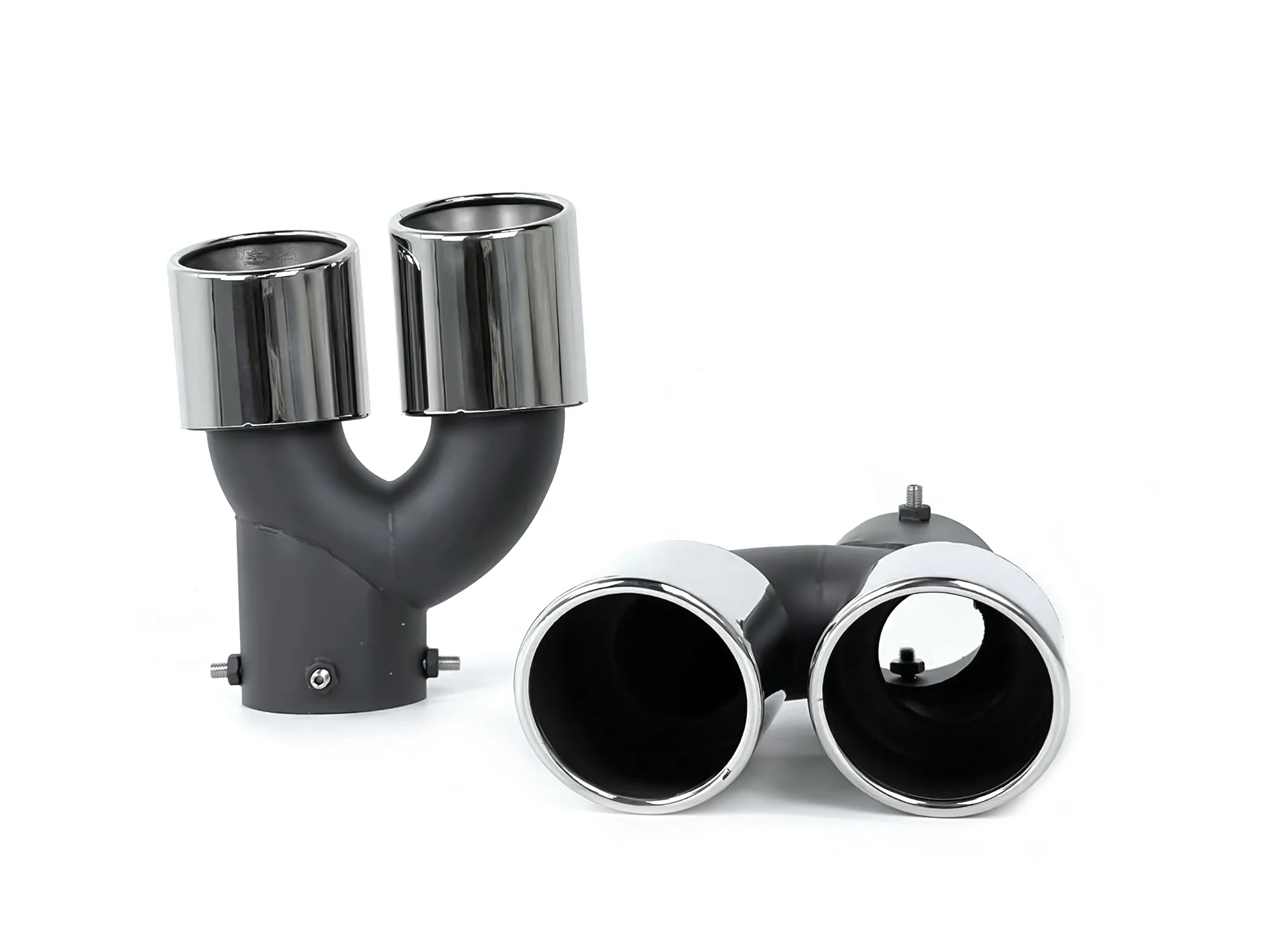 Pair for 2020+ BMW G20 M340i G42 M440i G23 G26 M220i Exhaust Tips Chrome - Image 7