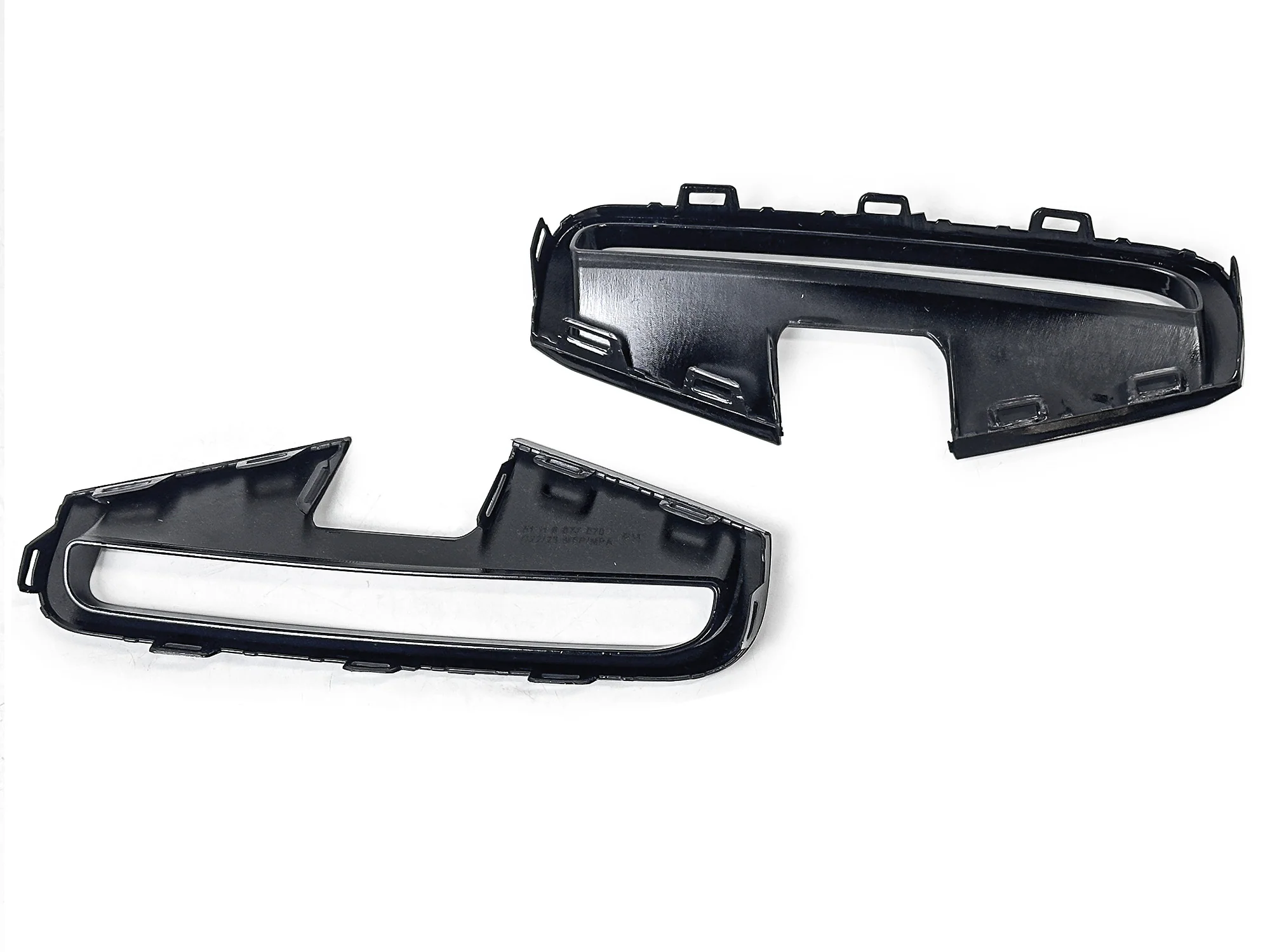 Pair For 2021-2026 BMW G22 G23 M440i Coupe Gloss Black Front Fog Light Grille Cover Trims - Image 11