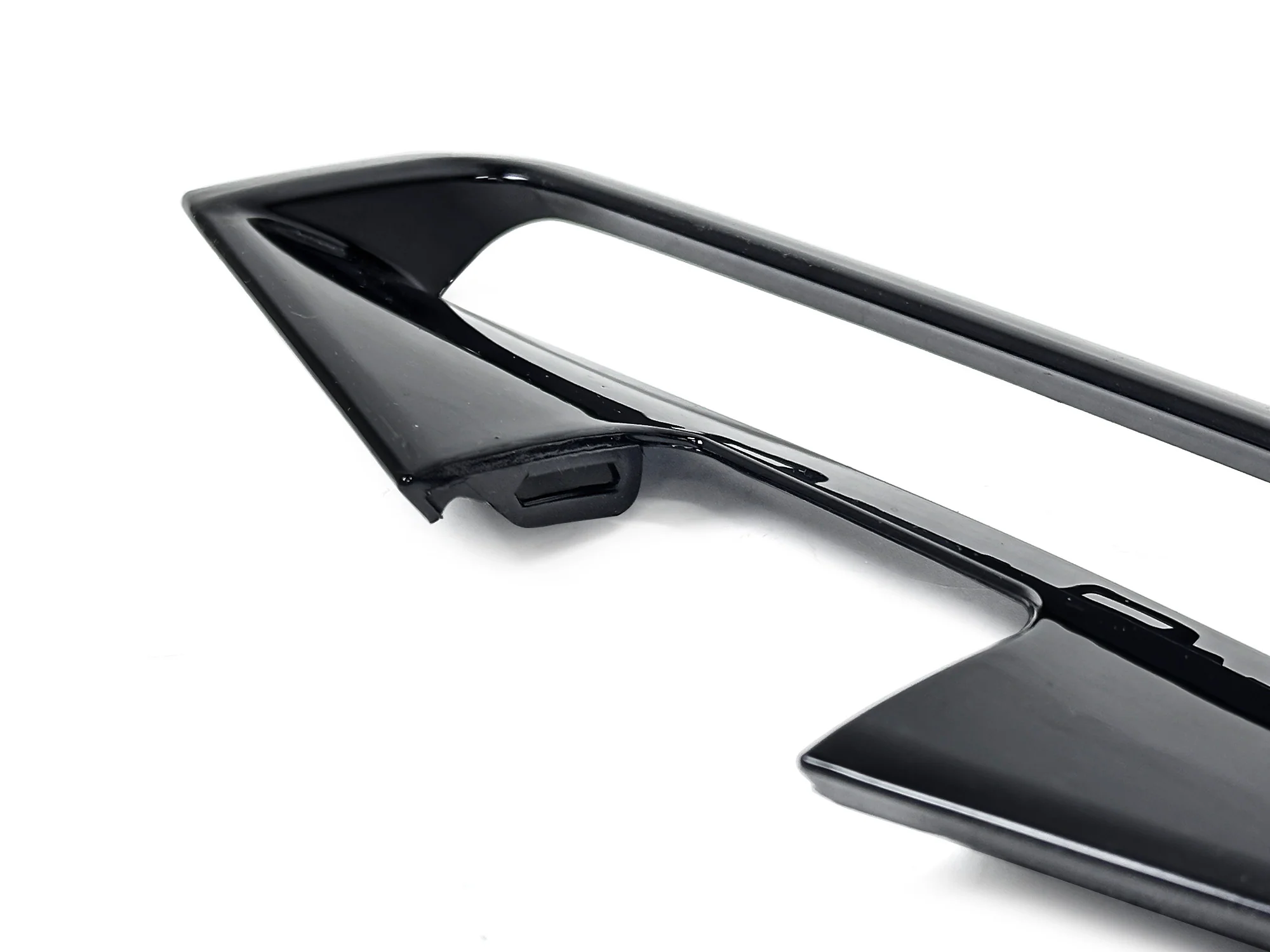 Pair For 2021-2026 BMW G22 G23 M440i Coupe Gloss Black Front Fog Light Grille Cover Trims - Image 7