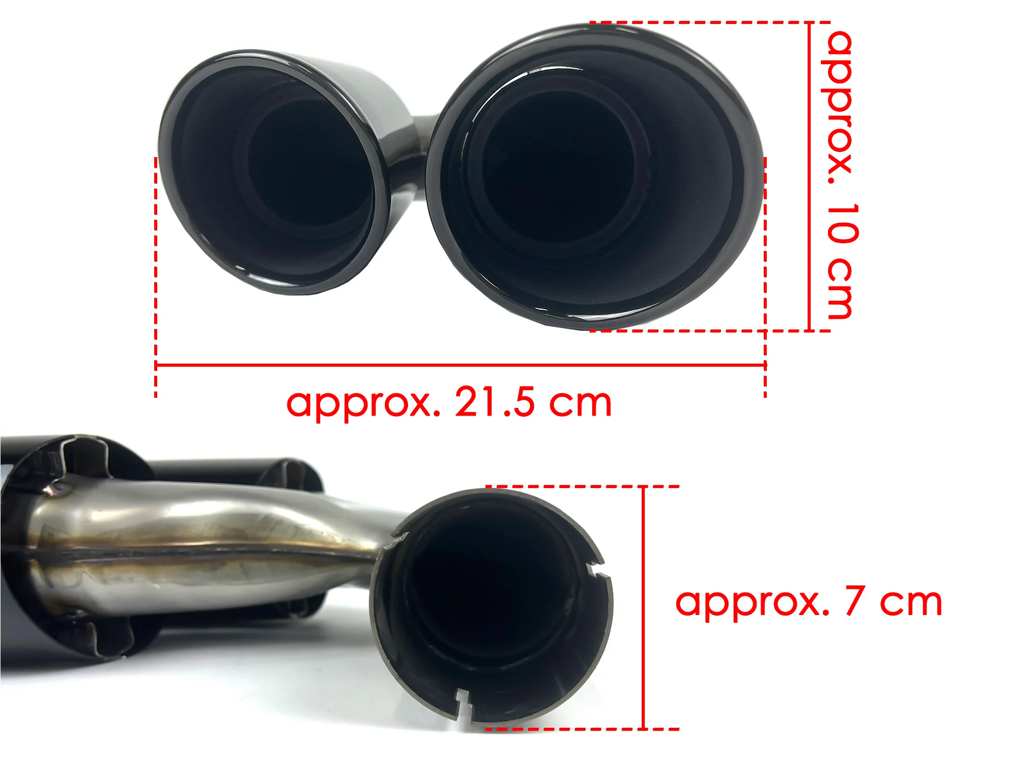 Gloss Black Rear Exhaust Tips Muffler Tailpipe For BMW X5 G05 X6 G06 X7 G07 40i M-Sport 2019-2026 - Image 15