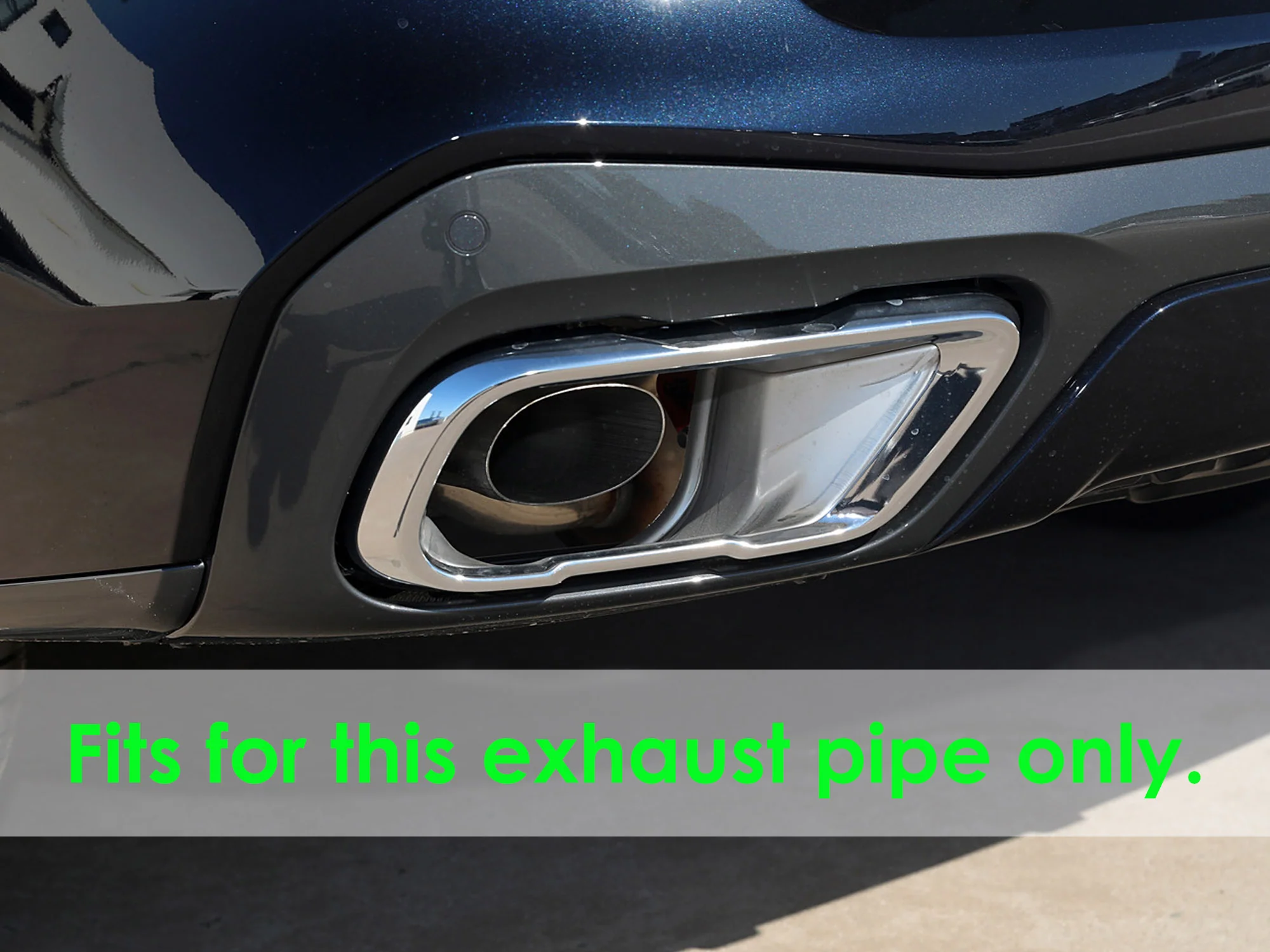 Gloss Black Rear Exhaust Tips Muffler Tailpipe For BMW X5 G05 X6 G06 X7 G07 40i M-Sport 2019-2026 - Image 4