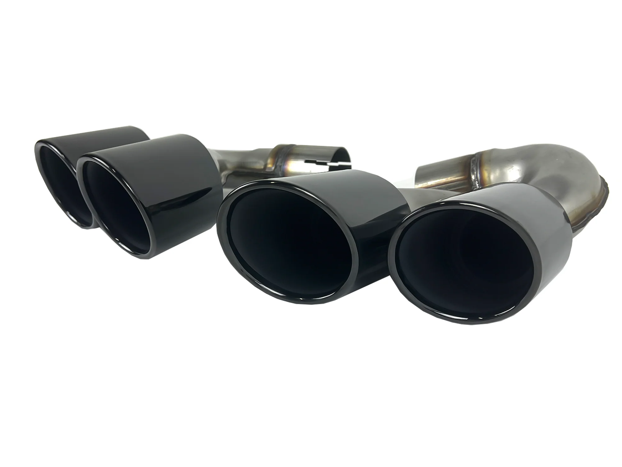 Gloss Black Rear Exhaust Tips Muffler Tailpipe For BMW X5 G05 X6 G06 X7 G07 40i M-Sport 2019-2026 - Image 8