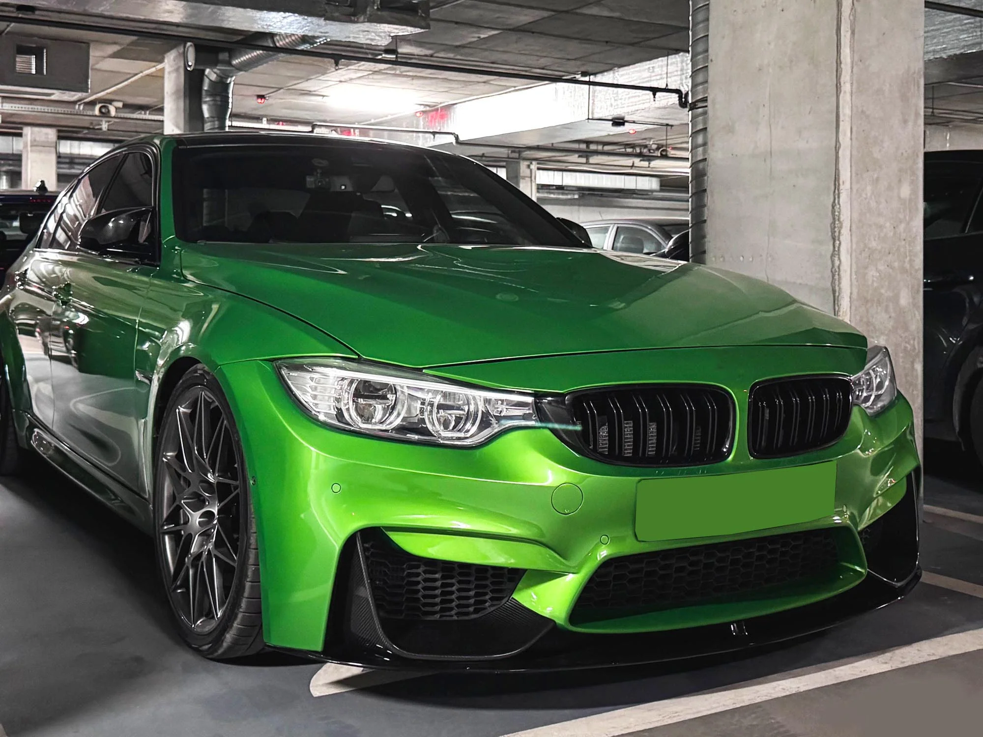Pair Front Bumper Fog Light Grille for BMW M3 M4 F80 F82 2012-2018 51118054301 - Image 2