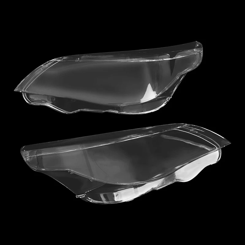 Pair Front Headlight Headlamp Lens Cover For BMW E60 E61 5Series 525i 530i 535i 2003-2010 - Image 3