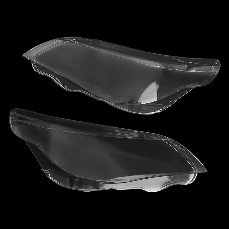 Pair Front Headlight Headlamp Lens Cover For BMW E60 E61 5Series 525i 530i 535i 2003-2010 - Image 4