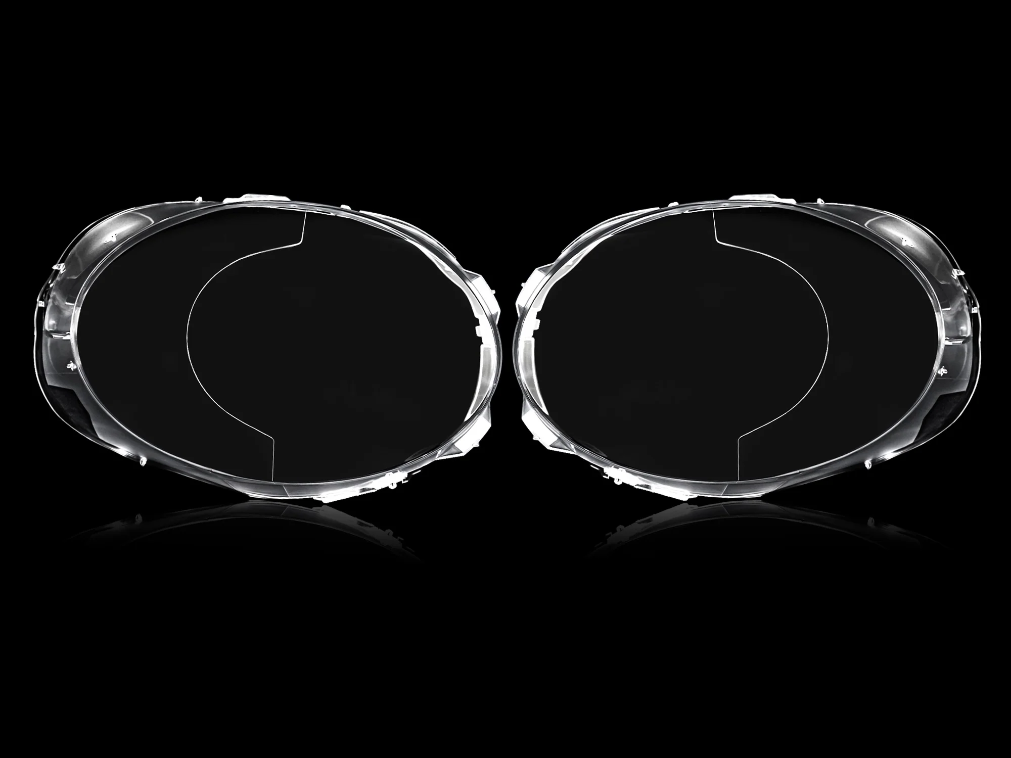 Pair Front Headlight Lens Cover+Glue Clear For BMW Mini F56 Hardtop 2014-2018 ( for 2-door only) - Image 3
