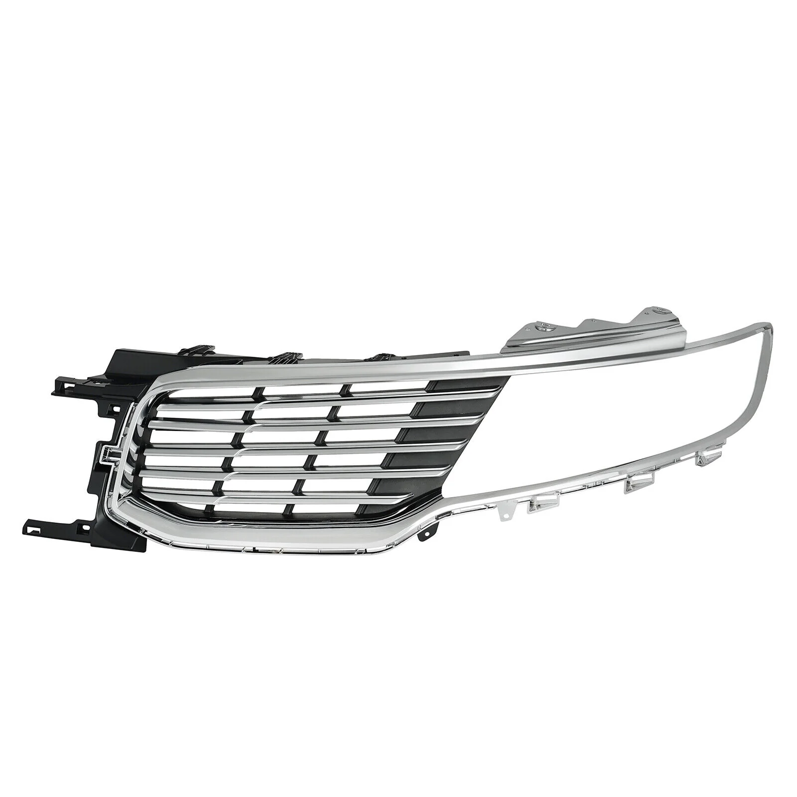 Pair Front Upper Grille Grill Assembly Chrome Pair For Lincoln MKX 2016-2018 - Image 2