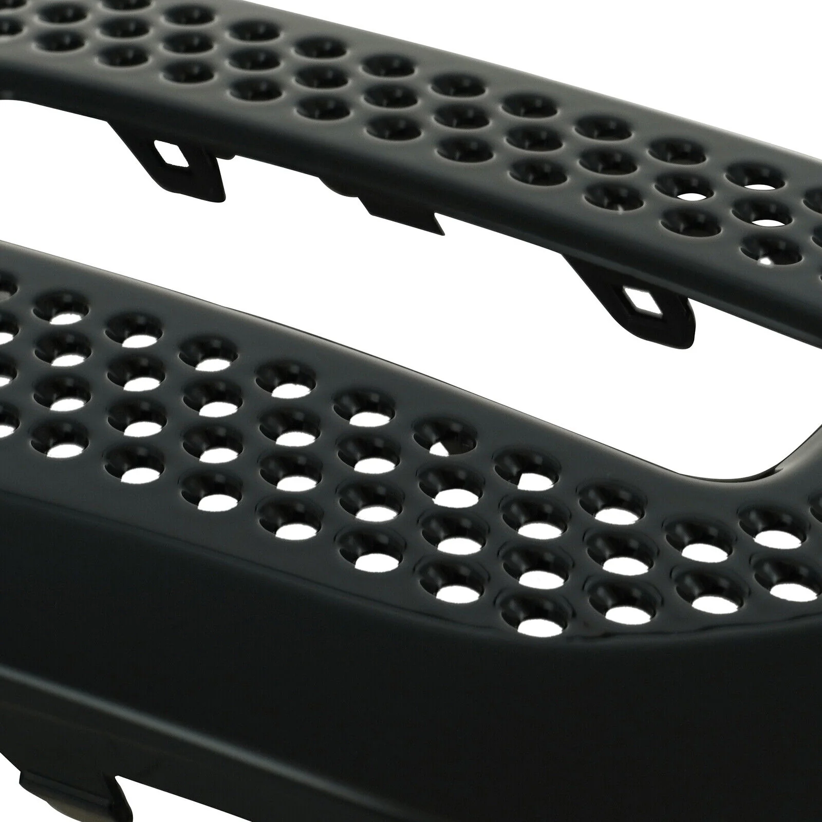 Pair Gloss Black Fog Light Grille Cover Trims For Land Rover Defender L663 90 110 130 2020+ - Image 6