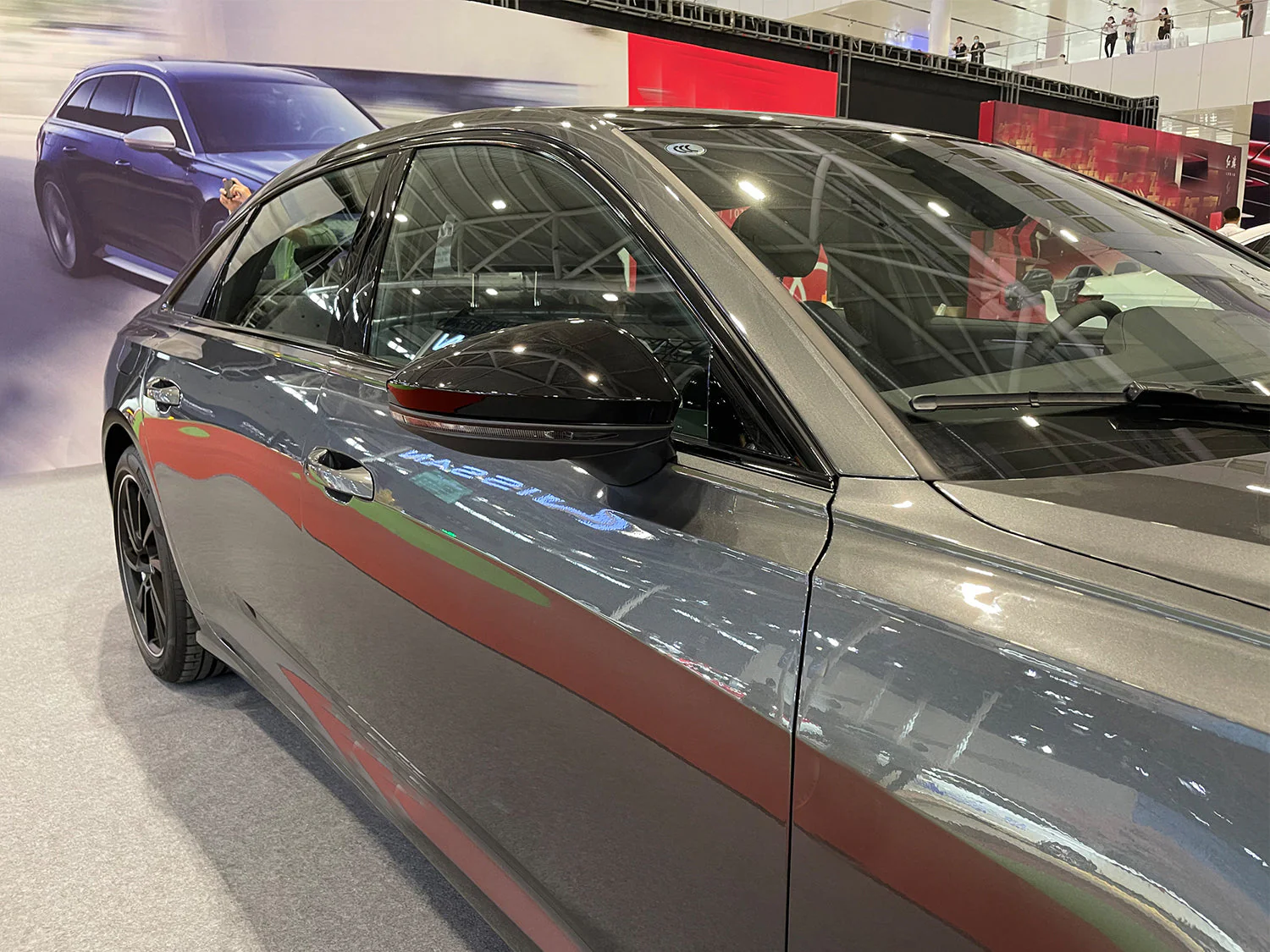 Replacement Gloss Black Mirror Covers for 2019+ Audi A6 S6 A7 S7 RS6 RS7 C8 With Lane Assist - Image 5