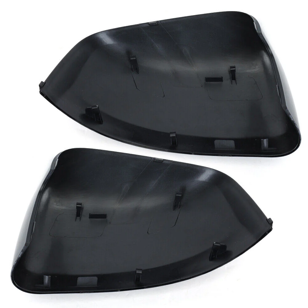 Pair Glossy Black Rear View Mirror Cover Cap Replacement For Dodge Durango 2011-2023 Jeep Grand Cherokee 2011-2019 - Image 5