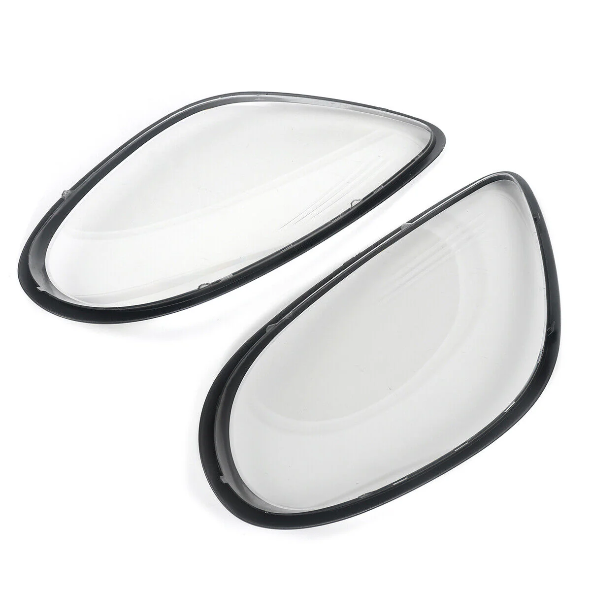 Pair Headlight Clear Lens Cover Cap For Porsche 981 Boxster Cayman 2014-2016 - Image 11