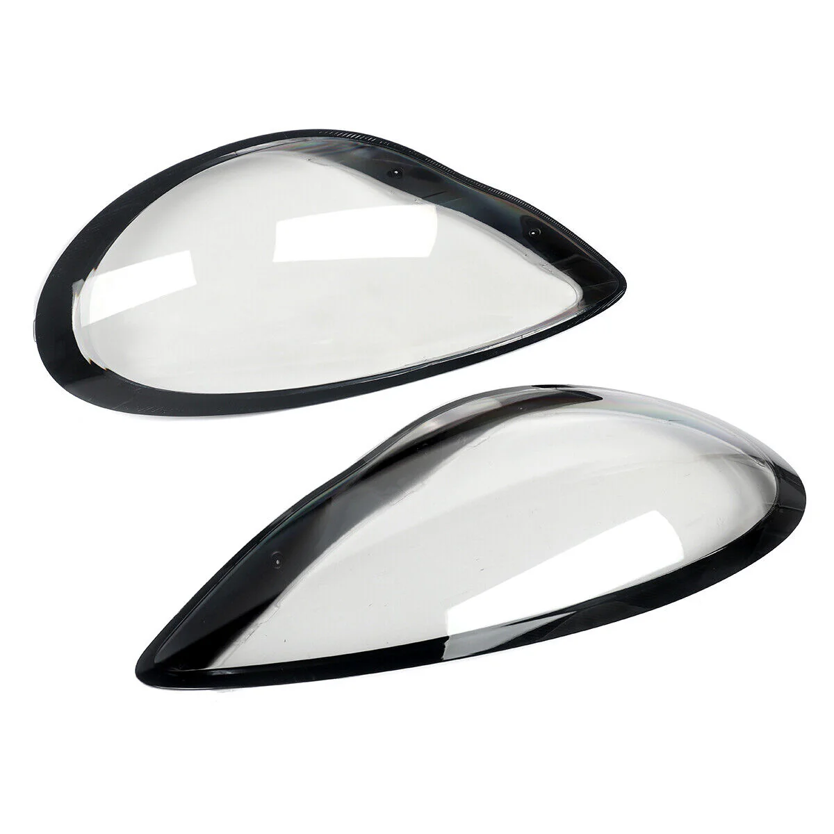 Pair Headlight Clear Lens Cover Replacement For Porsche Panamera 970 2010-2013 - Image 11