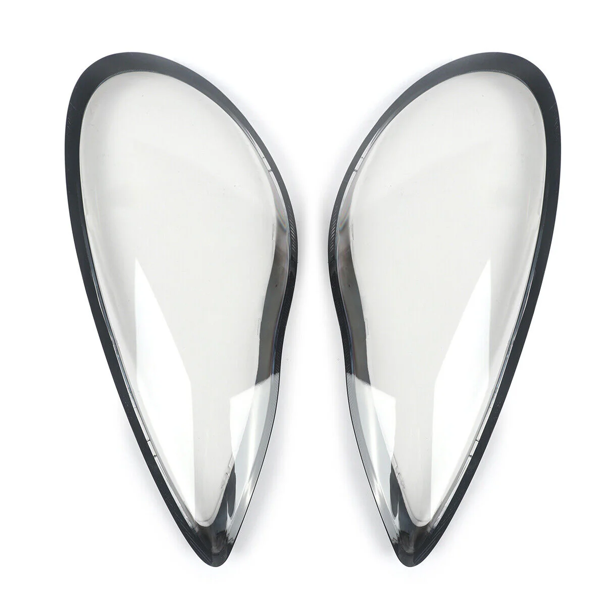Pair Headlight Clear Lens Cover Replacement For Porsche Panamera 970 2010-2013 - Image 4