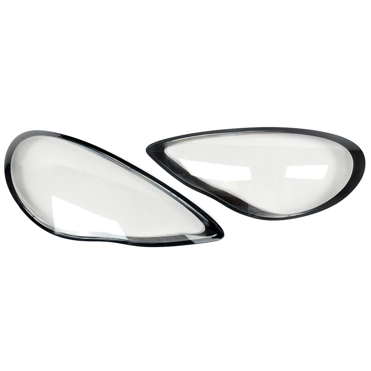 Pair Headlight Clear Lens Cover Replacement For Porsche Panamera 970 2010-2013 - Image 7