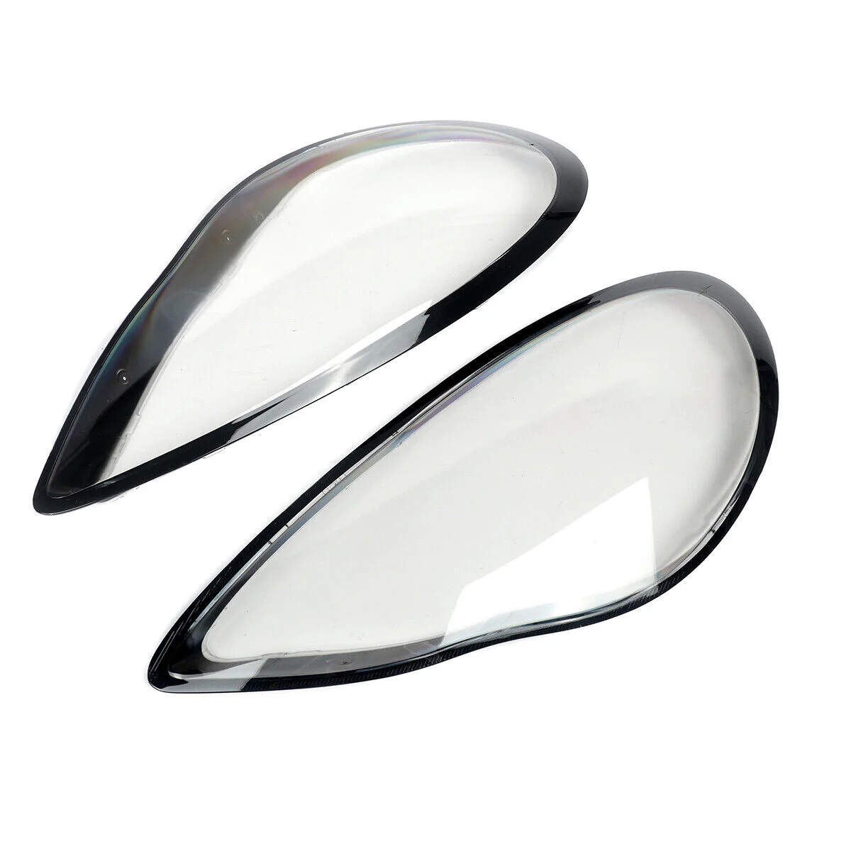 Pair Headlight Clear Lens Cover Replacement For Porsche Panamera 970 2010-2013 - Image 8