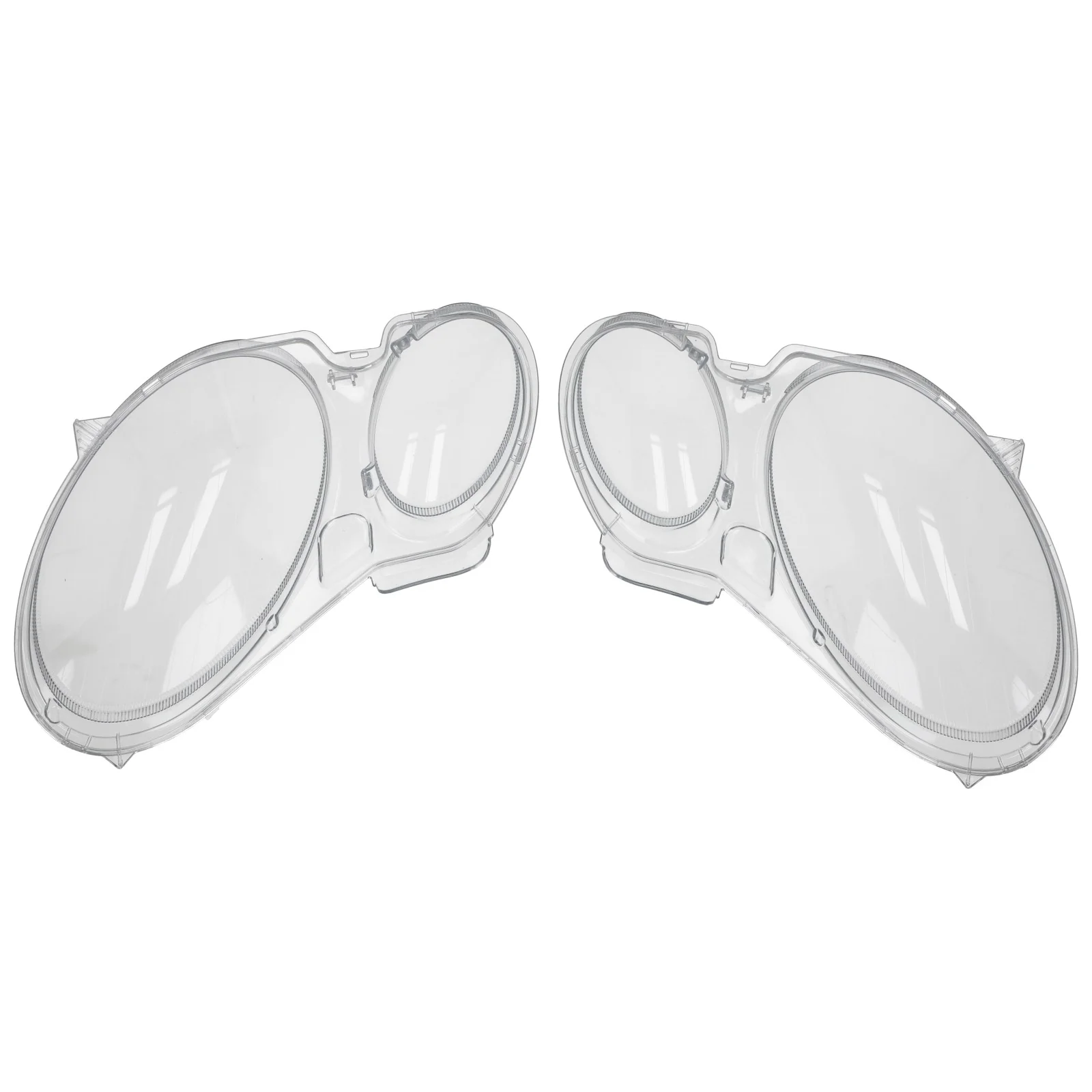 Pair Headlight Headlamp Lens Cover for Mercedes Benz E240 E200 E350 W211 2003-2008 Clear - Image 2
