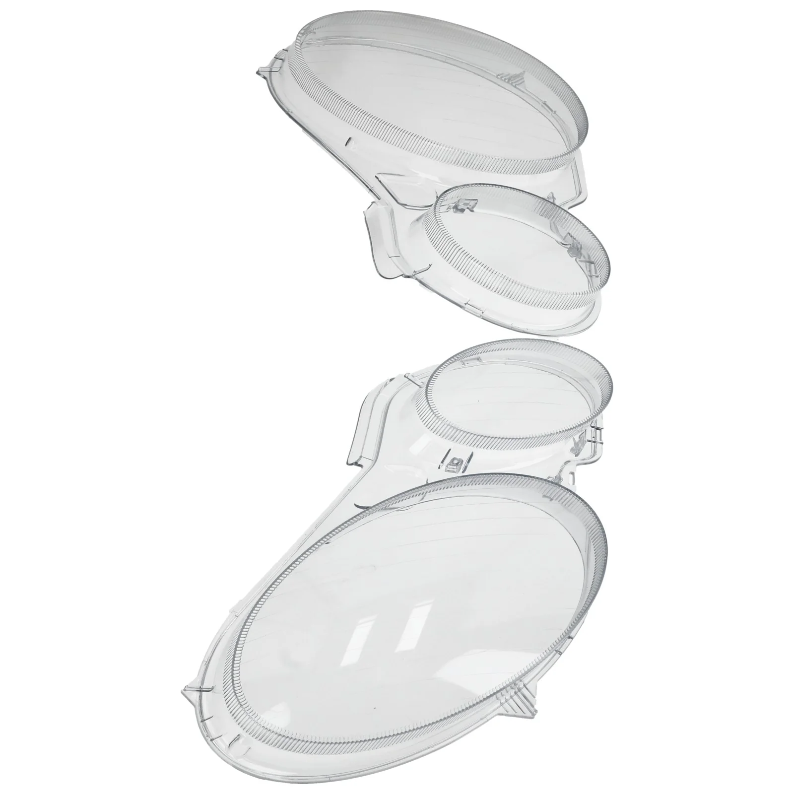 Pair Headlight Headlamp Lens Cover for Mercedes Benz E240 E200 E350 W211 2003-2008 Clear - Image 3