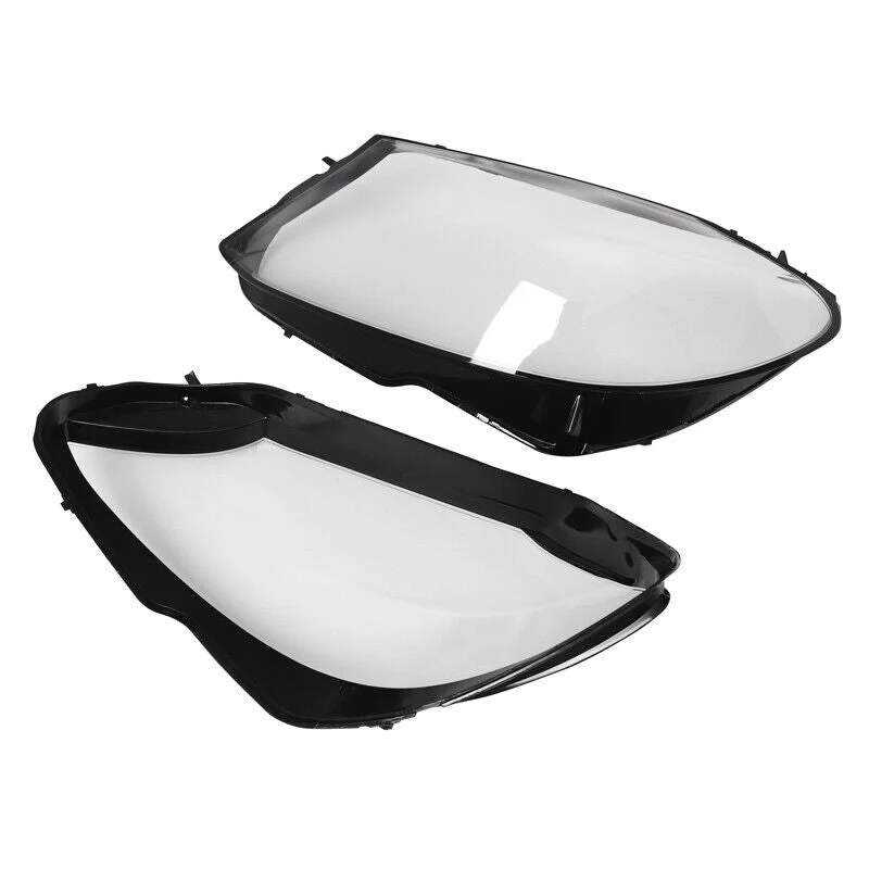 Pair Headlight Lamp Lens Cover For Mercedes W205 C180 C200 C300 2015-2018 - Image 3