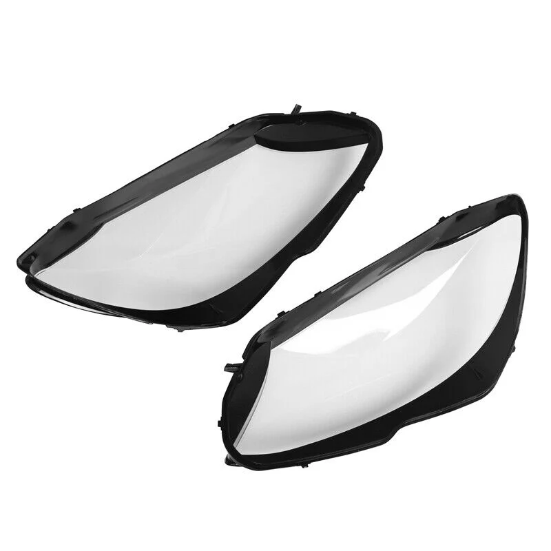 Pair Headlight Lamp Lens Cover For Mercedes W205 C180 C200 C300 2015-2018 - Image 5