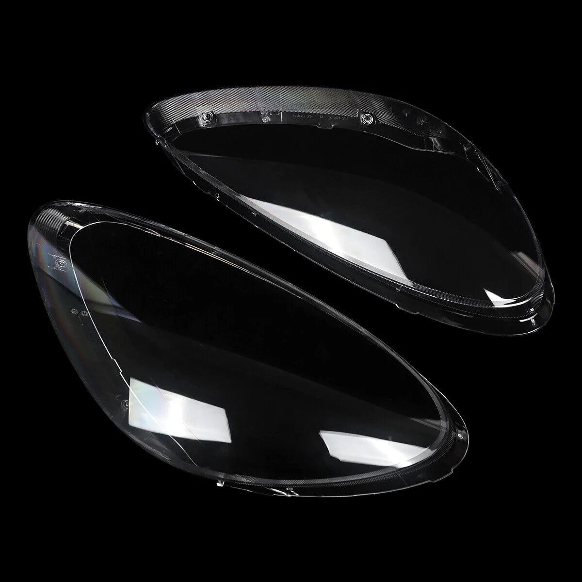 Pair Headlight Lampshade Clear Lens Covers For Porsche 958 Cayenne 2011-2014 - Image 5