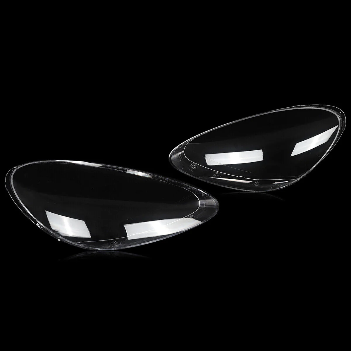Pair Headlight Lampshade Clear Lens Covers For Porsche 958 Cayenne 2011-2014 - Image 6