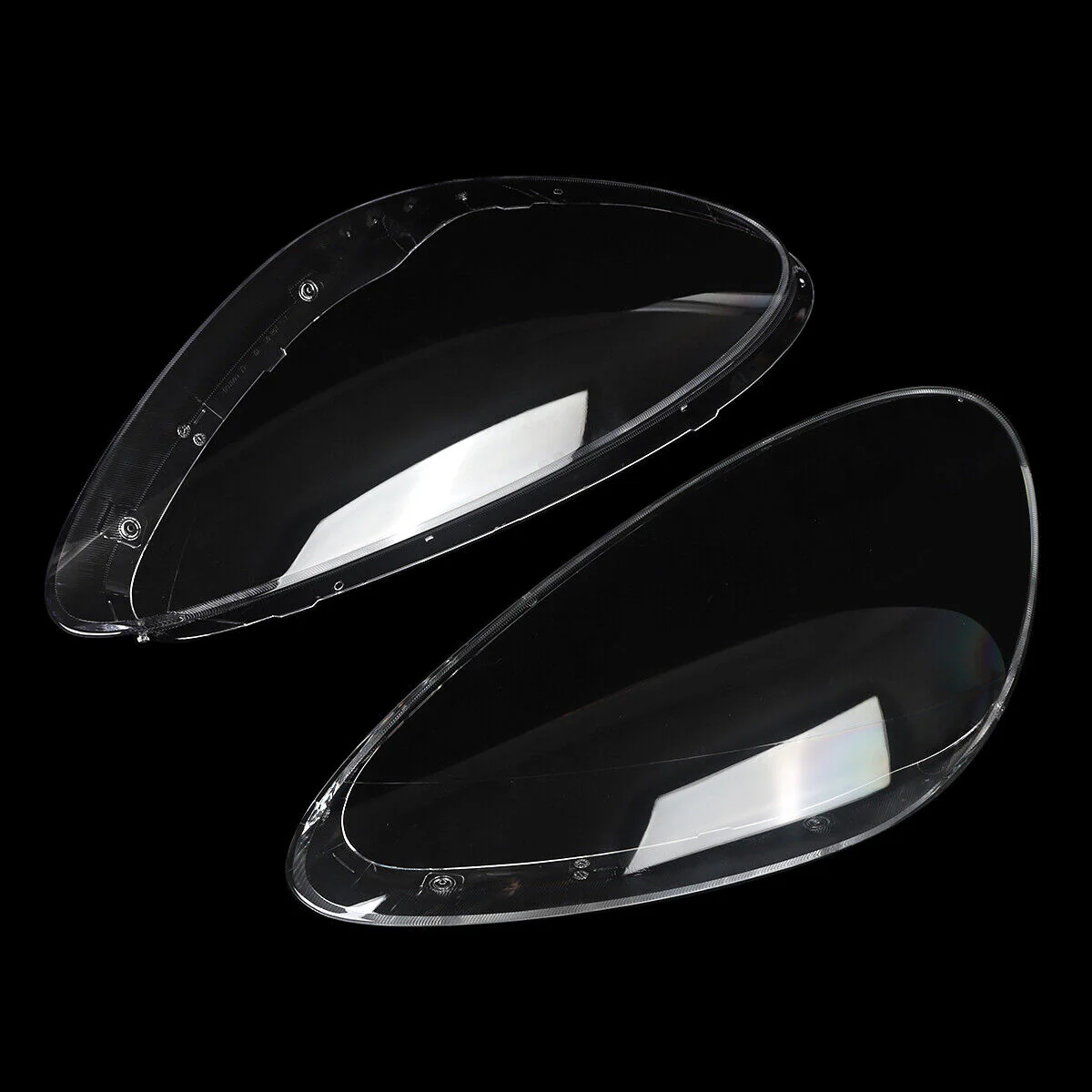 Pair Headlight Lampshade Clear Lens Covers For Porsche 958 Cayenne 2011-2014 - Image 7