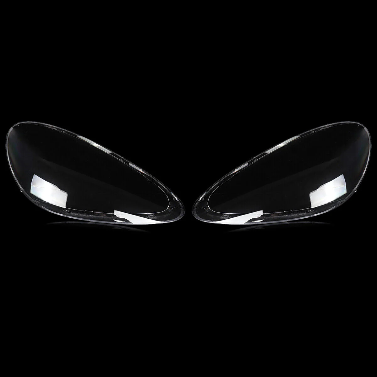 Pair Headlight Lampshade Clear Lens Covers For Porsche 958 Cayenne 2011-2014 - Image 8