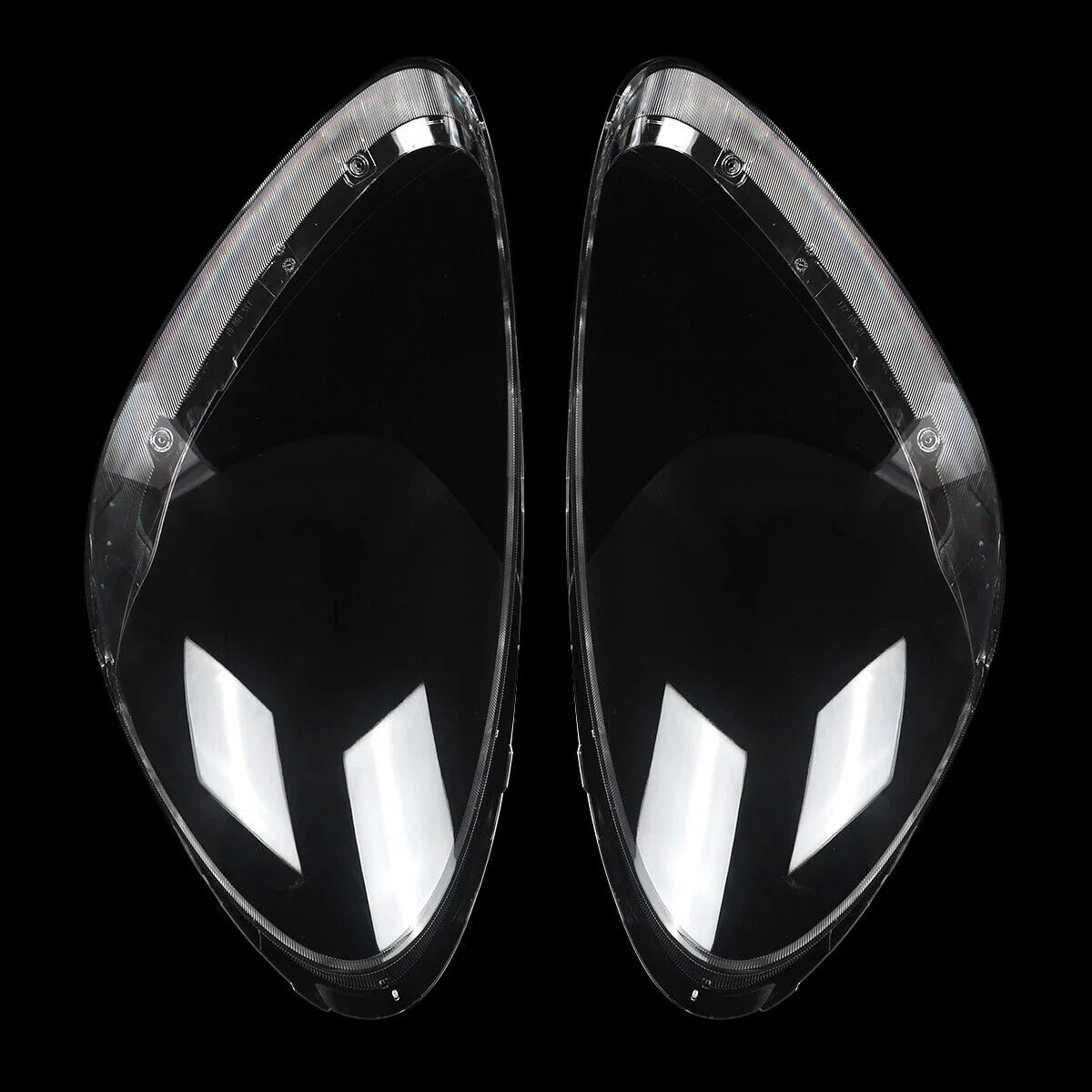 Pair Headlight Lampshade Clear Lens Covers For Porsche 958 Cayenne 2011-2014 - Image 9