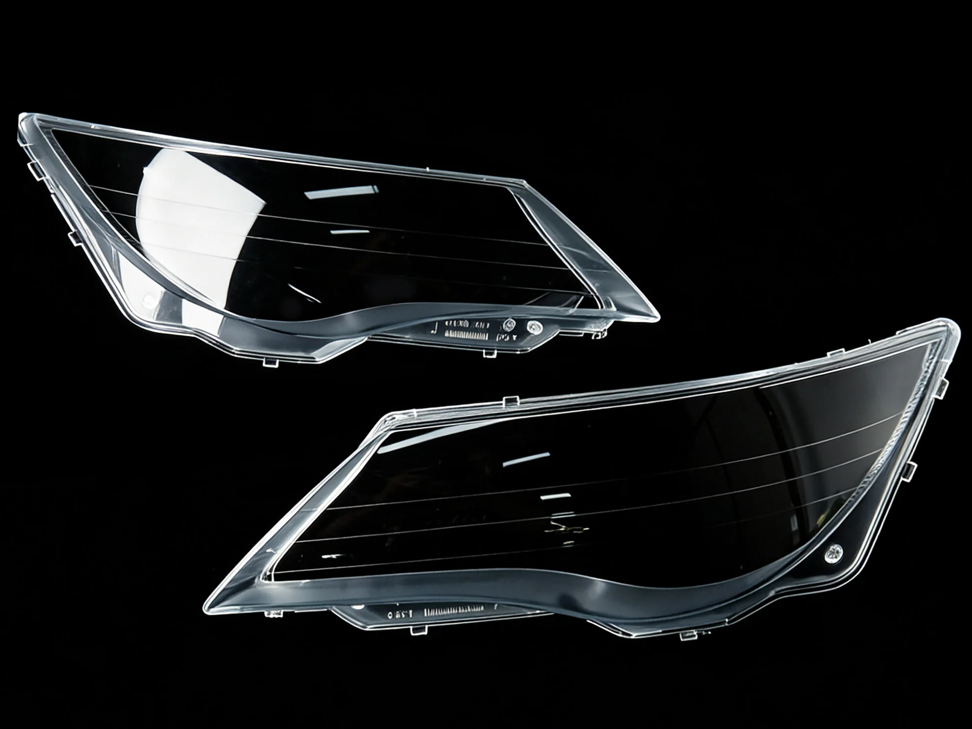 Pair Headlight Lens Clear Cover+Glue For BMW 6 Series E63 645i 650i 2004-2007 - Image 4