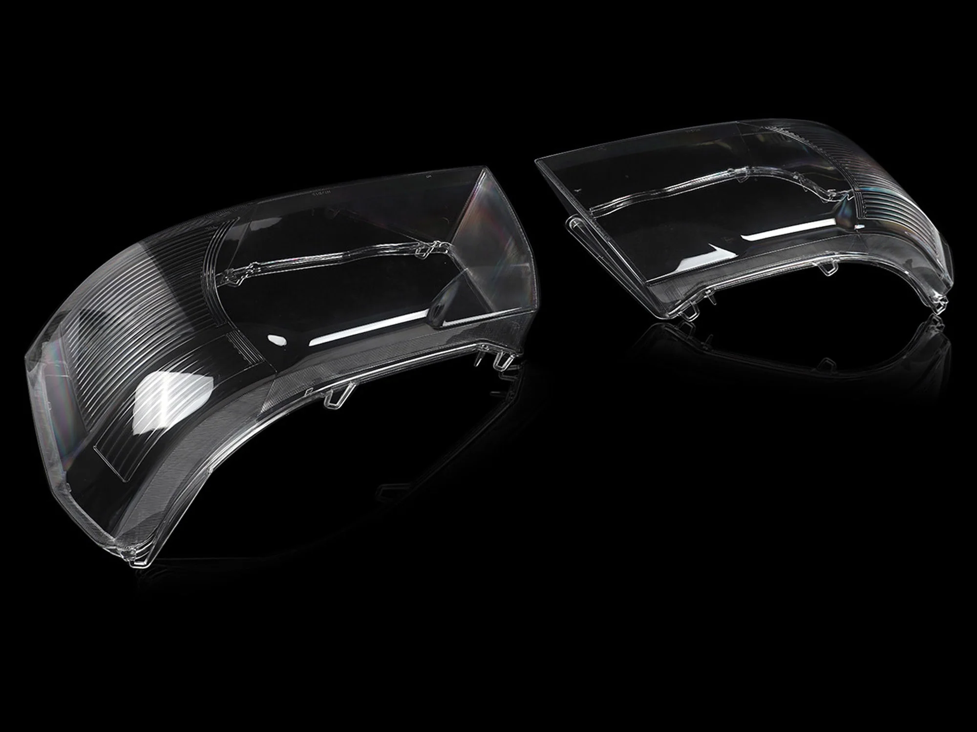 Pair Left Right Headlight Lens Cover For Land Rover LR2 2007-2012 Base SE HSE Lux - Image 6