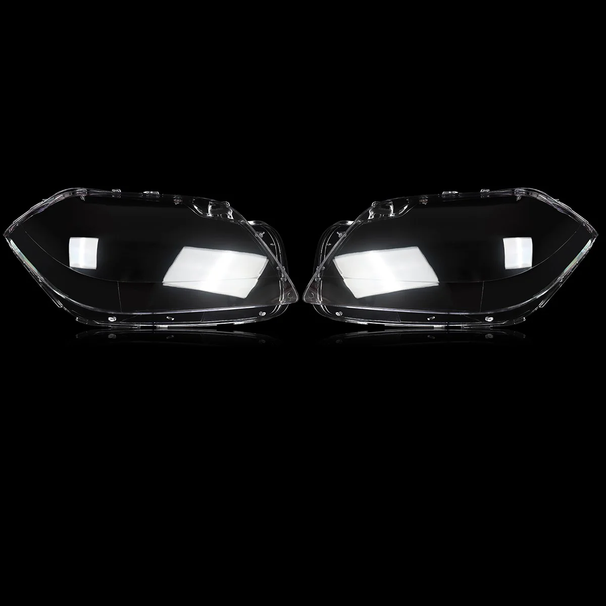 Pair Headlight Lens Lamp Covers For Mercedes Benz W166 GL350 GL450 GL550 2012-2016 - Image 2