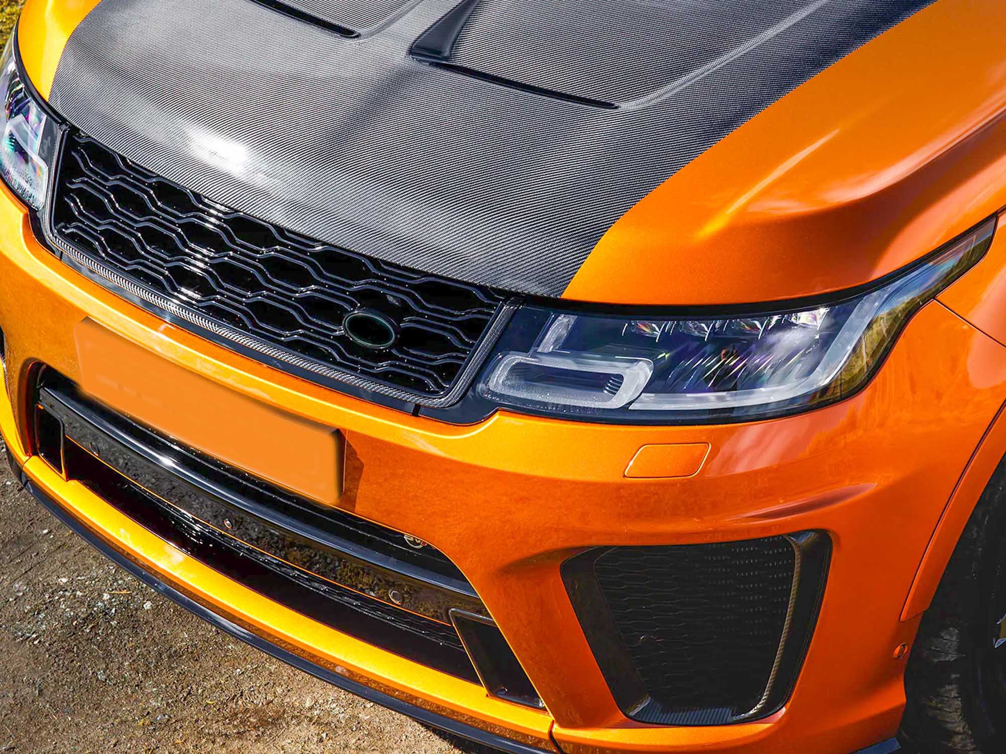 Pair L&R Clear For Range Rover Sport L494 2018-2022 Headlight Lens Cover - Image 3