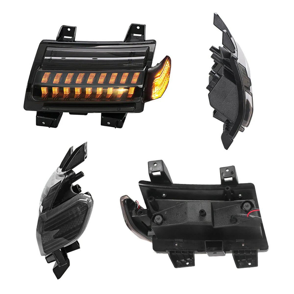 Pair LED Fender Lights for Jeep Wrangler JL 2018-2024 Sequential DRL Turn Signal - Image 9