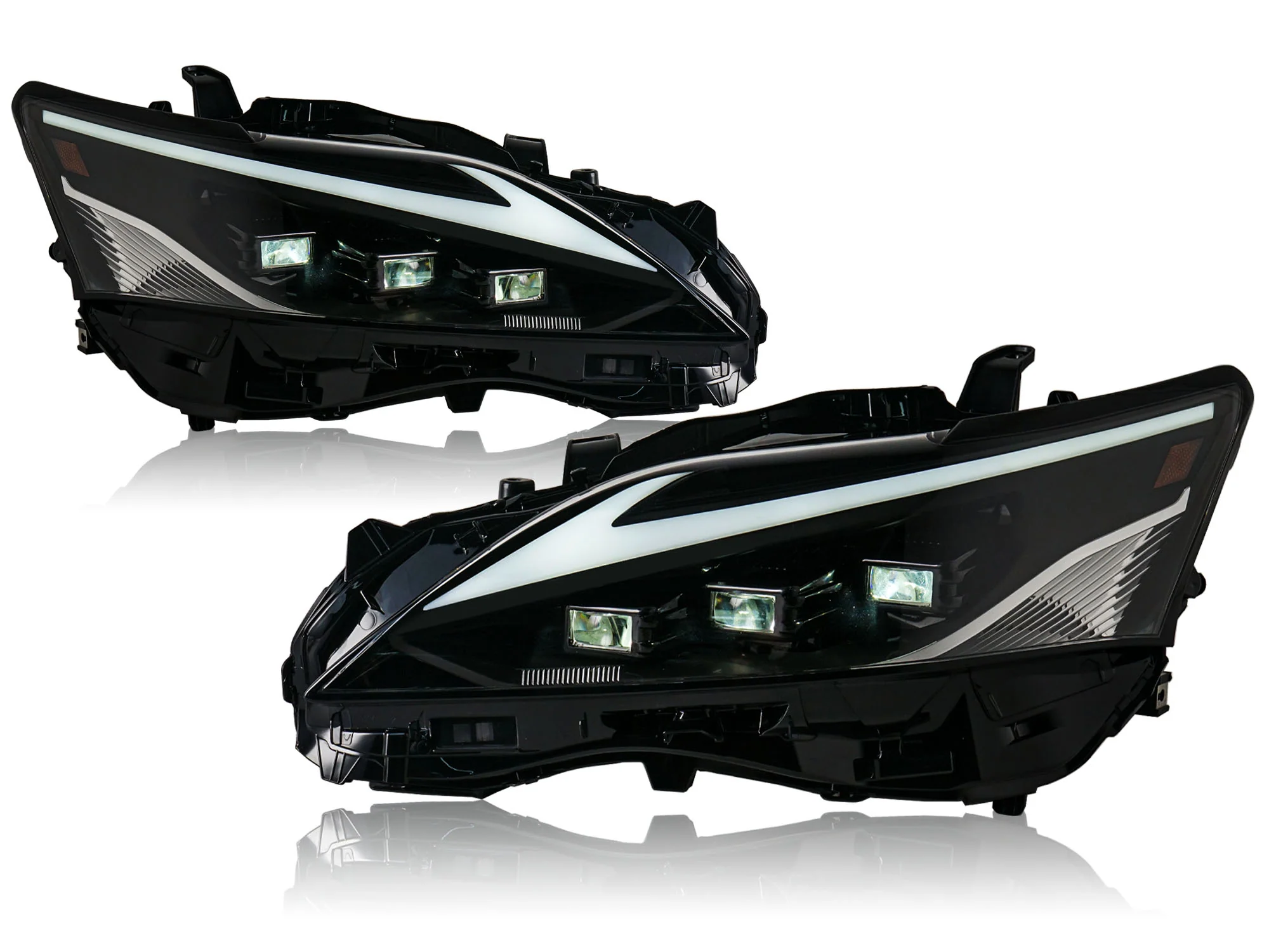 Pair LED Headlight Assembly w/ Sequential Turn Signal for Lexus CT200h CT200 2013-2017 NON-AFS - Image 6