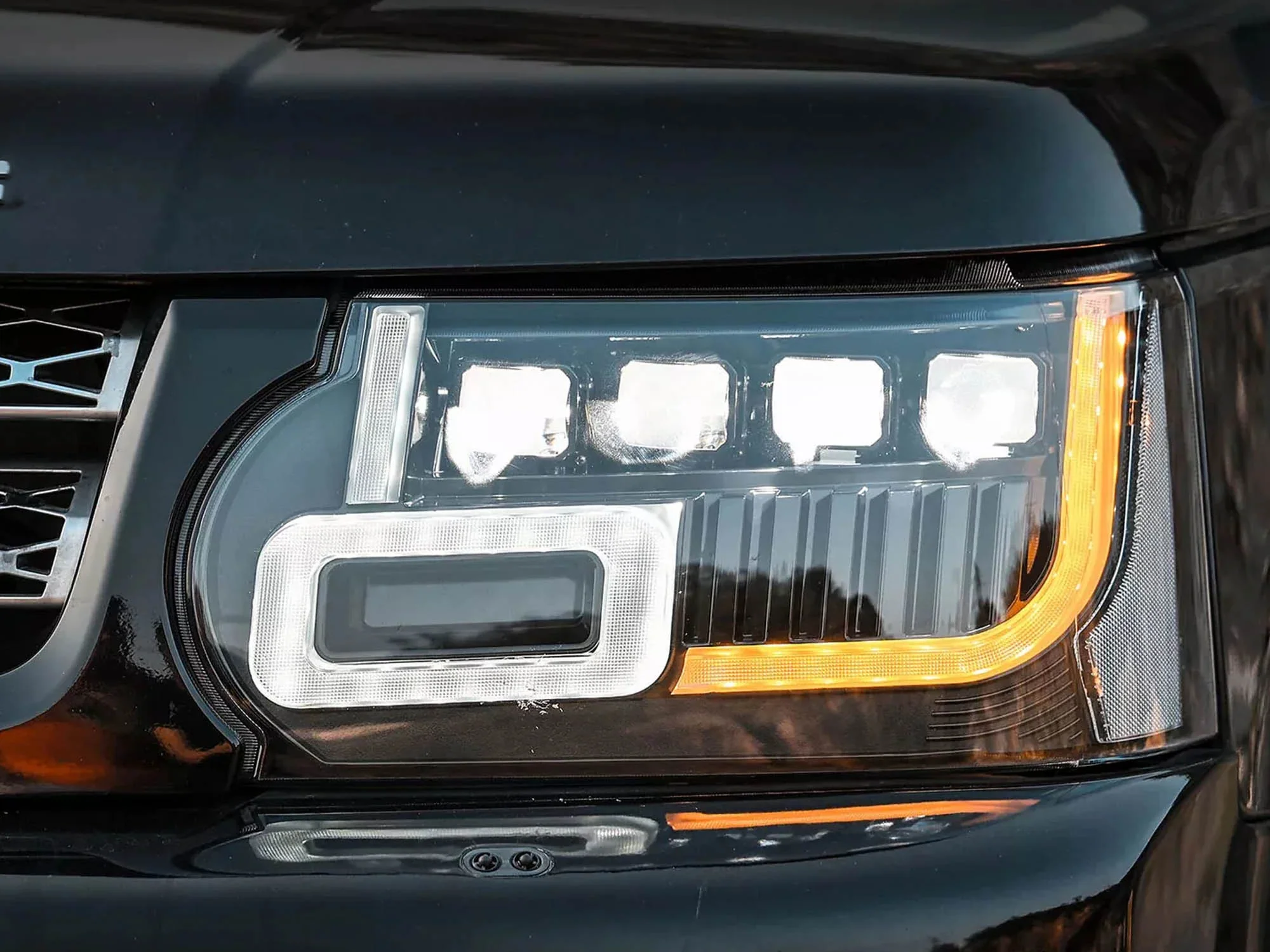 Pair LED Headlight Assembly Front Lamps For Land Rover Range Rover Sport 2010-2013 - Image 5