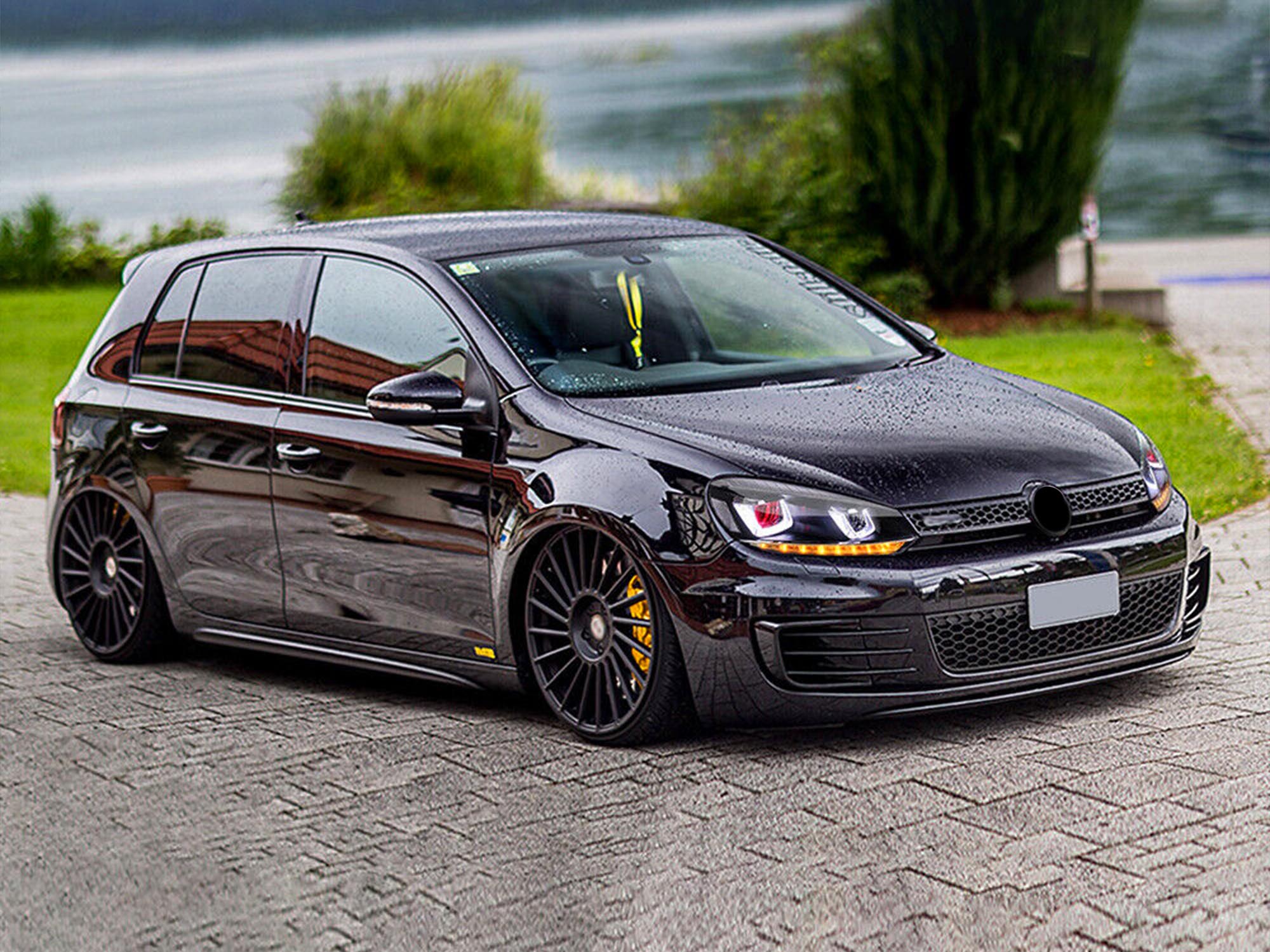 Pair LED Headlights Demon Head Lamps Sequential for VW Volkswagen Golf6 MK6 TDI TSI GTD LPG 2010-2013 - Image 4