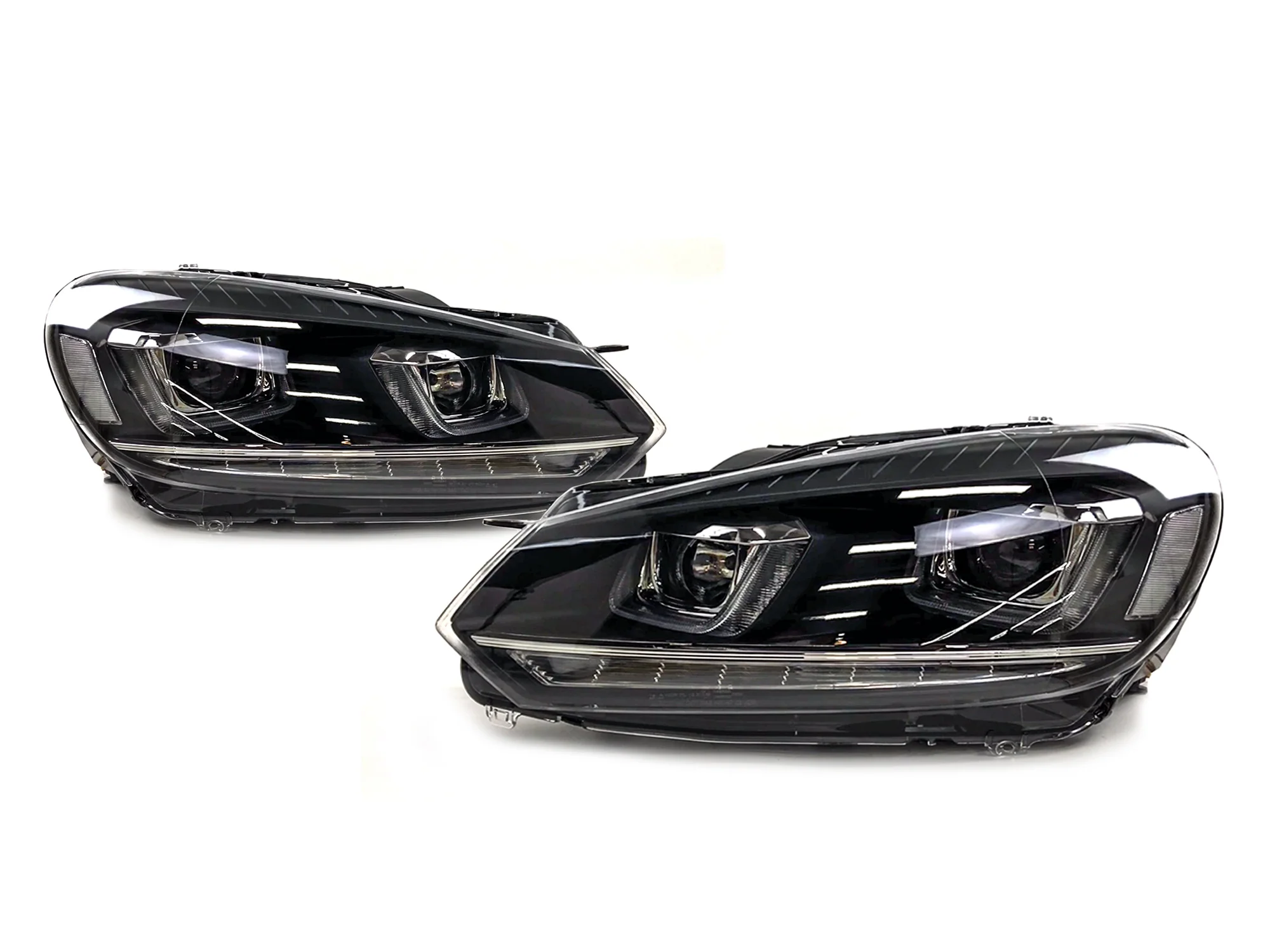 Pair LED Headlights Demon Head Lamps Sequential for VW Volkswagen Golf6 MK6 TDI TSI GTD LPG 2010-2013 - Image 7