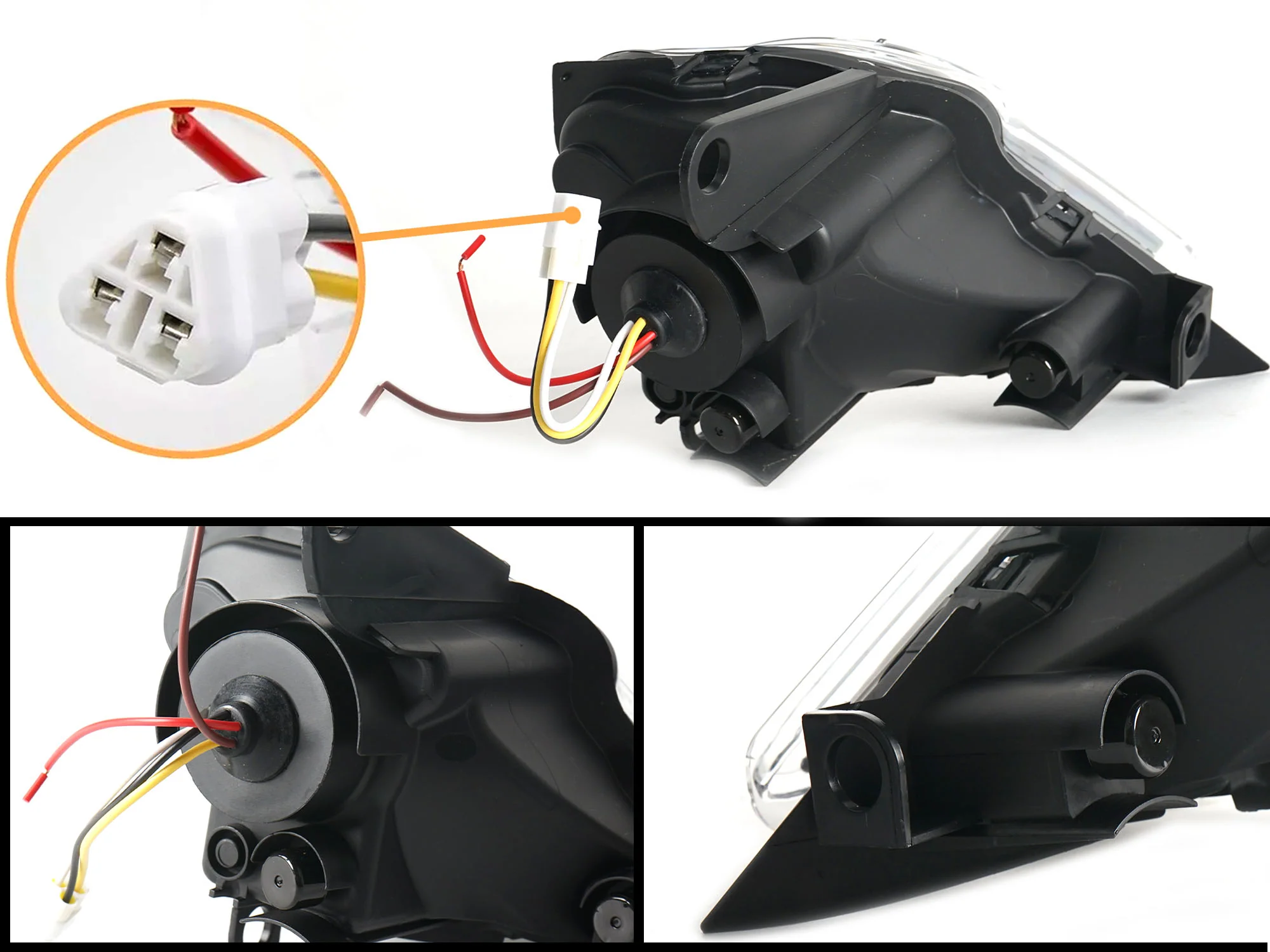 Pair LED Headlights Set For YAMAHA RAPTOR YFZ 450 700 700R YFM 250 350 2006-2025 - Image 11