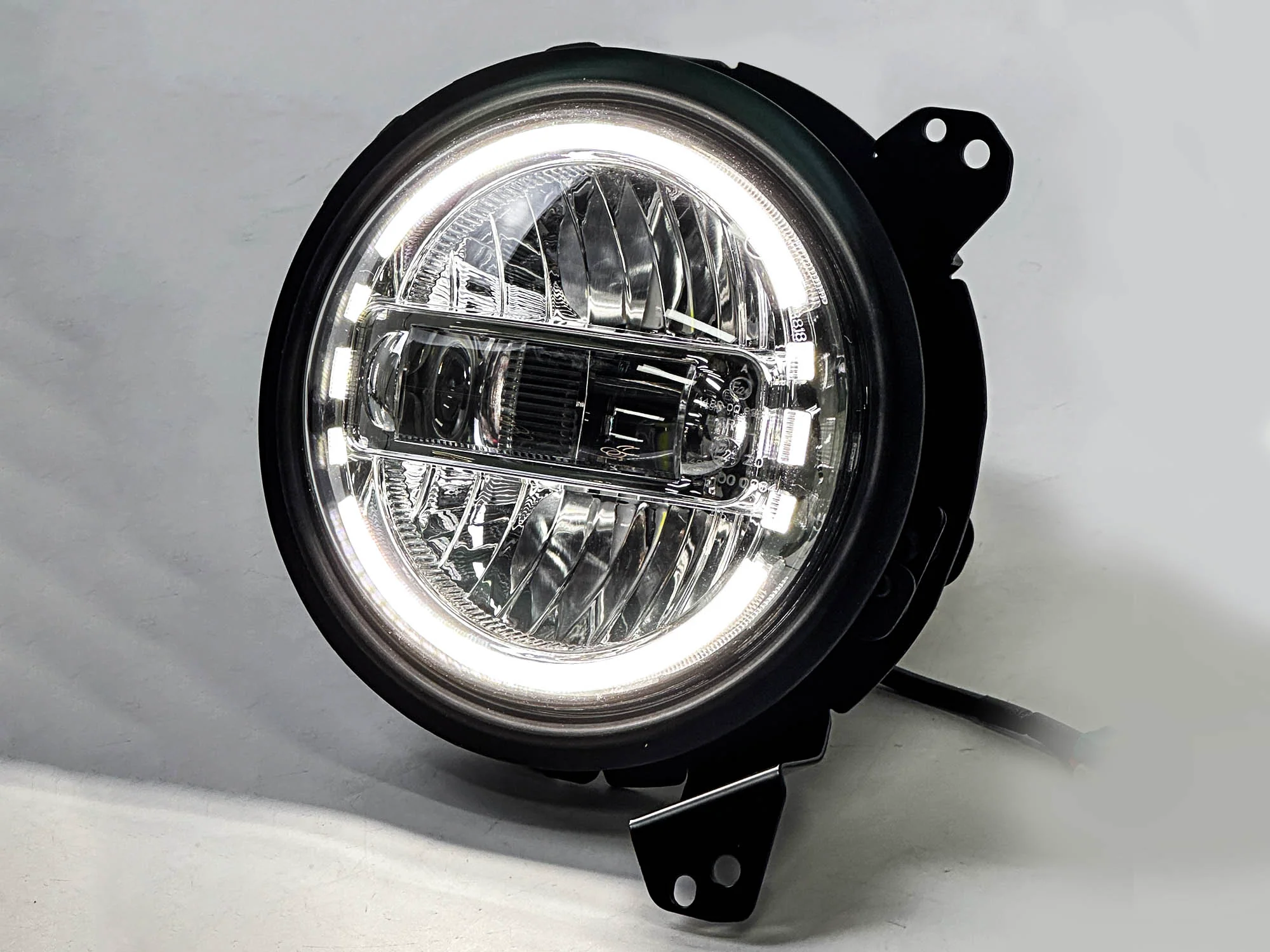 Pair LED Headlights with Halo DRL Turn Signal Fit For Jeep Wrangler JL Gladiator JT 2018-2024 - Image 12